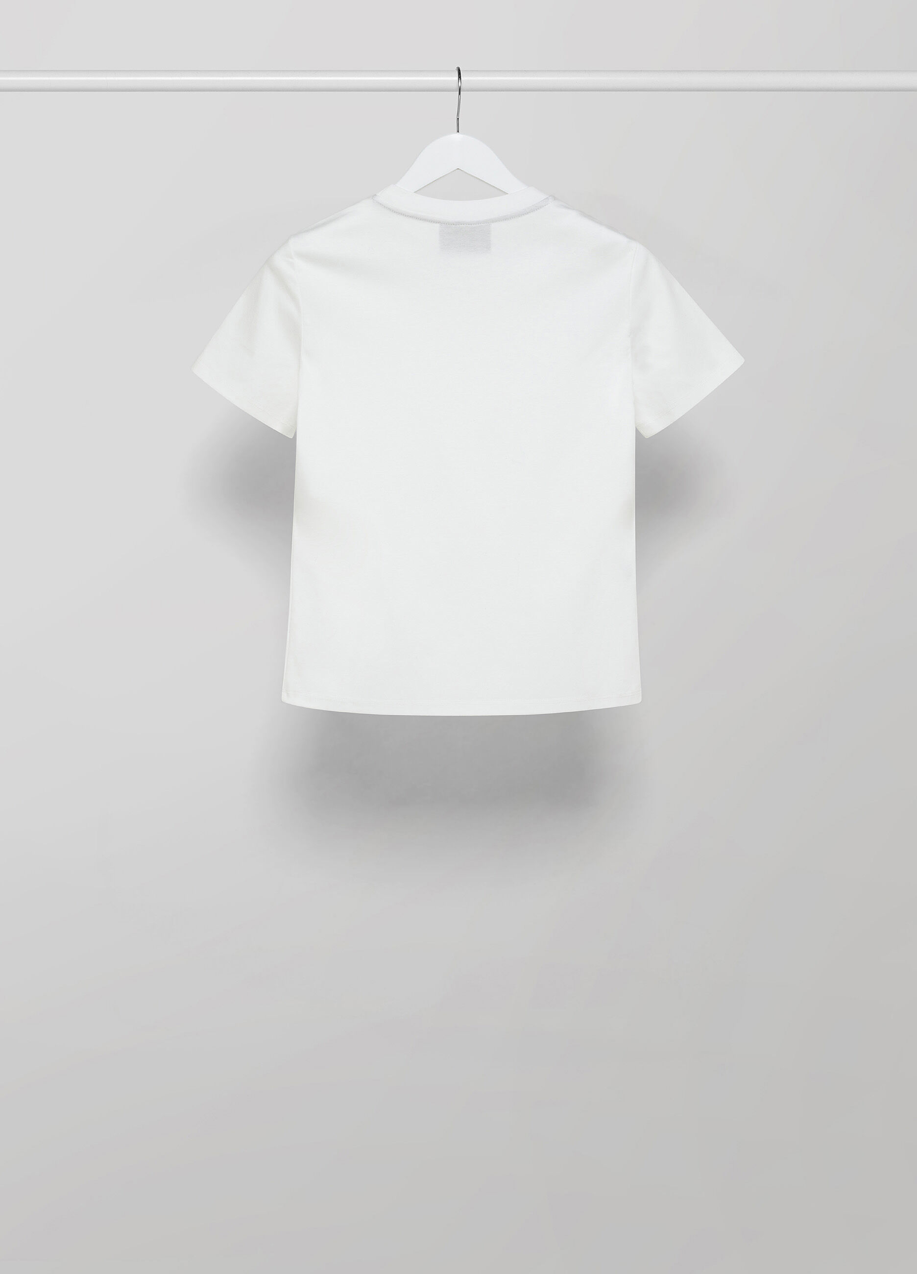 White 100% cotton T-shirt_5