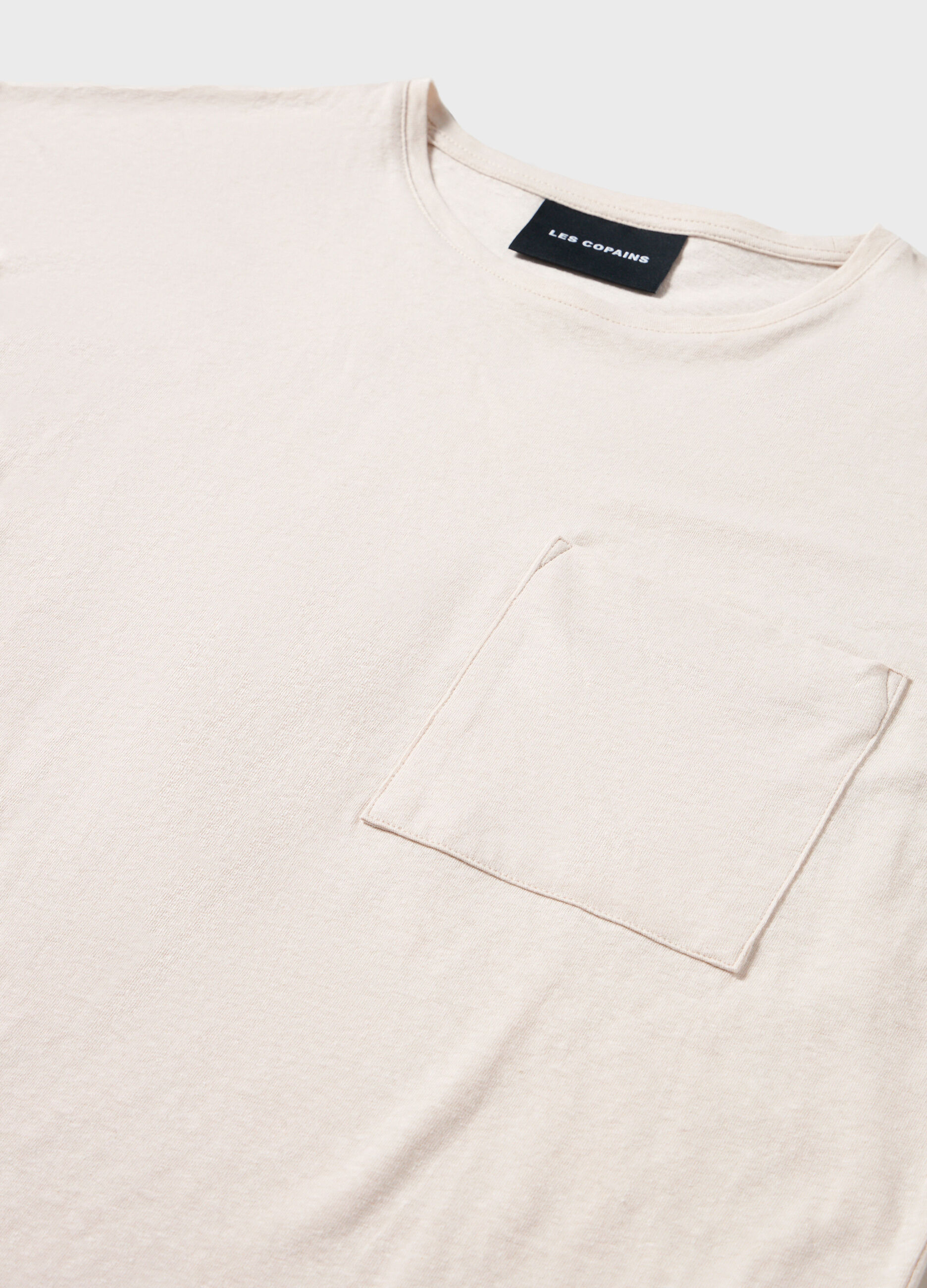 T-shirt in linen and cotton_6