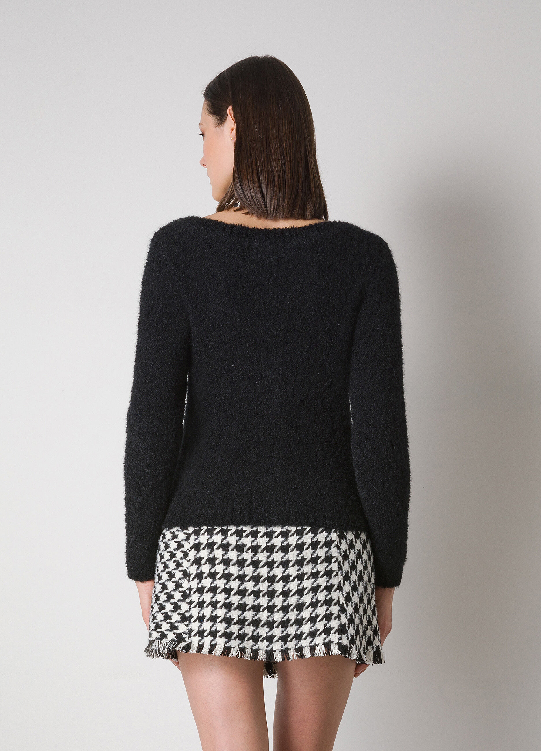 Mohair wool blend tricot cardigan_1