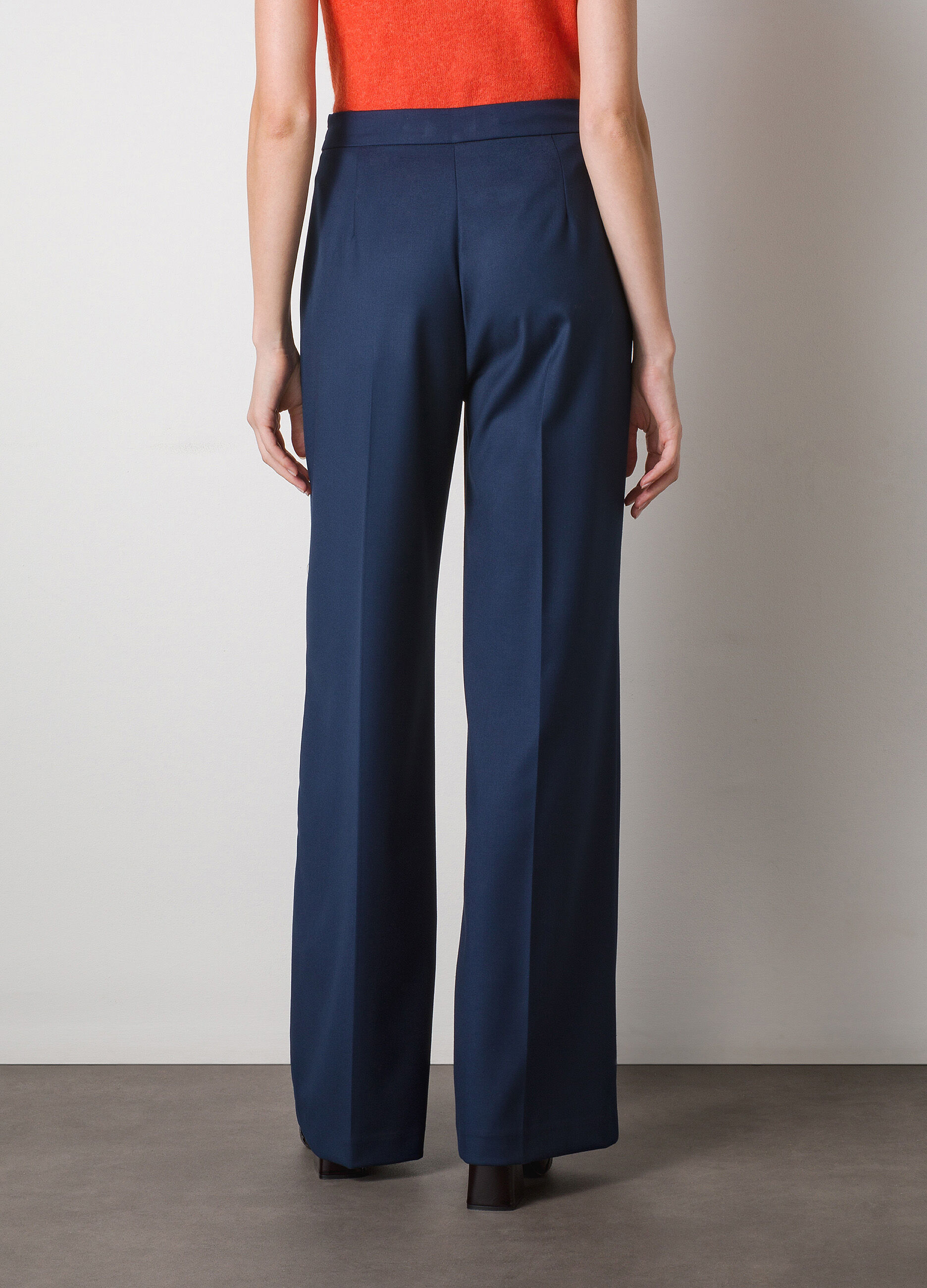 Palazzo pants with buttons