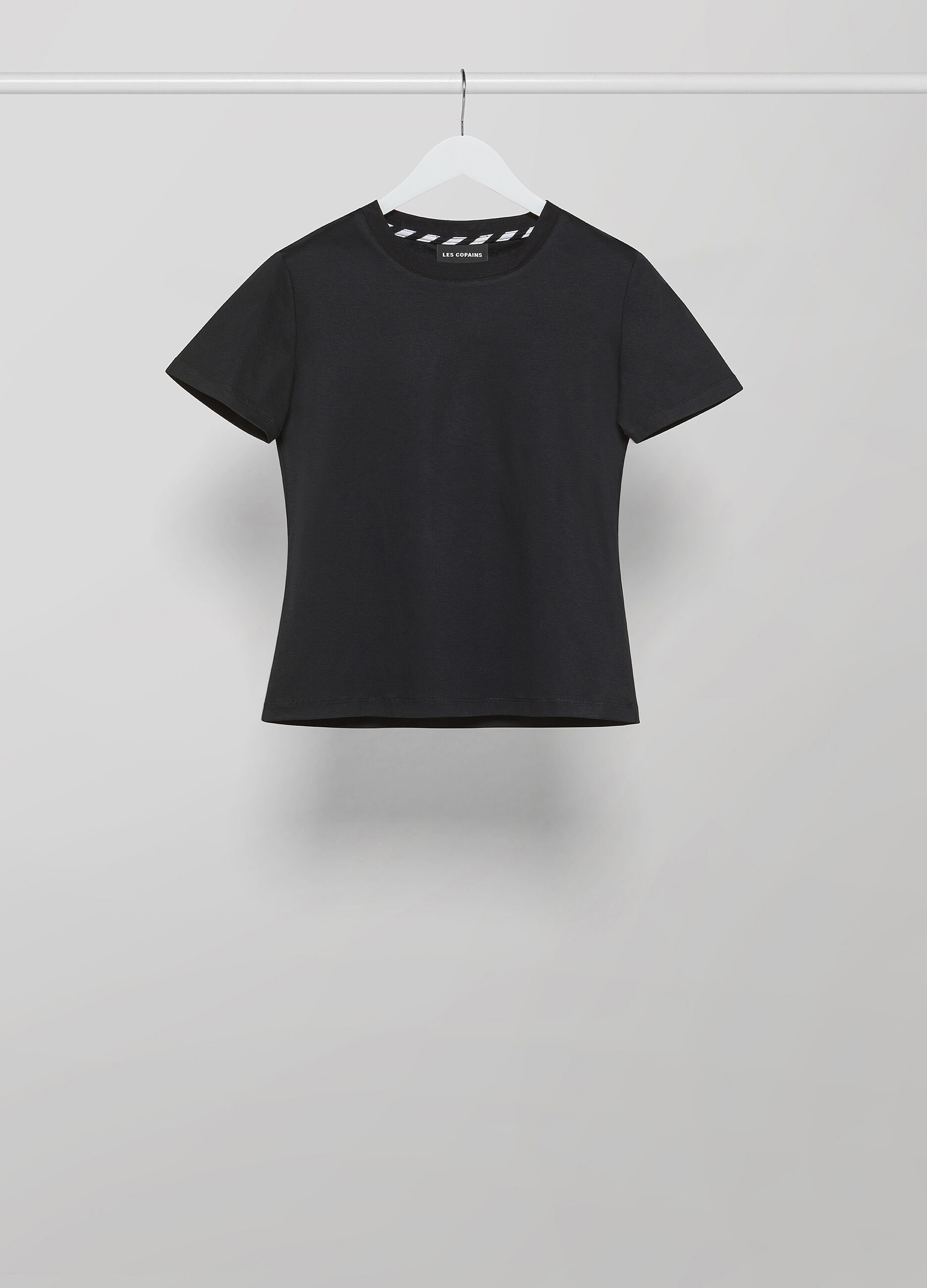 T-shirt noir 100 % coton _4