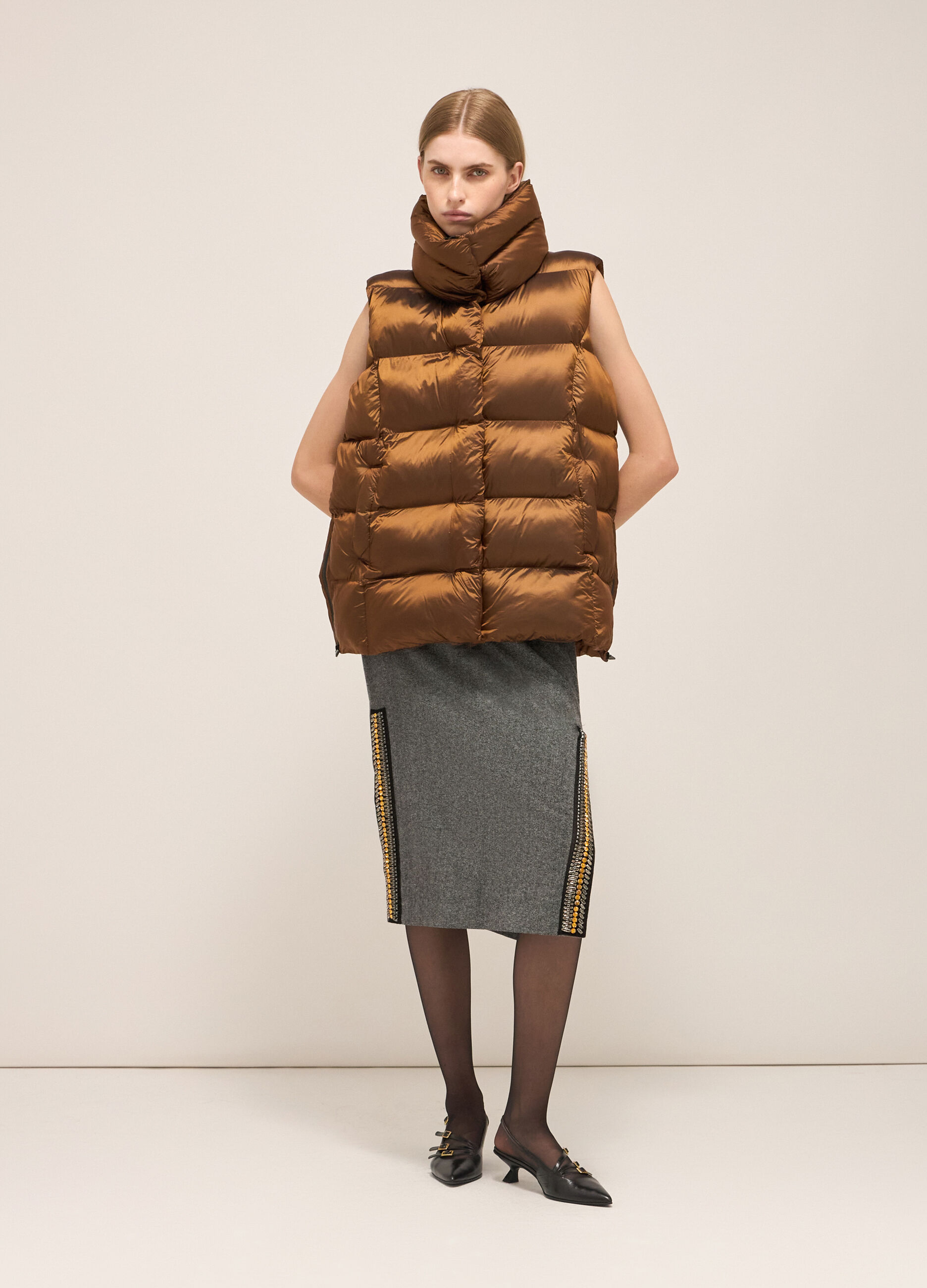 Gilet oversize matelassé
