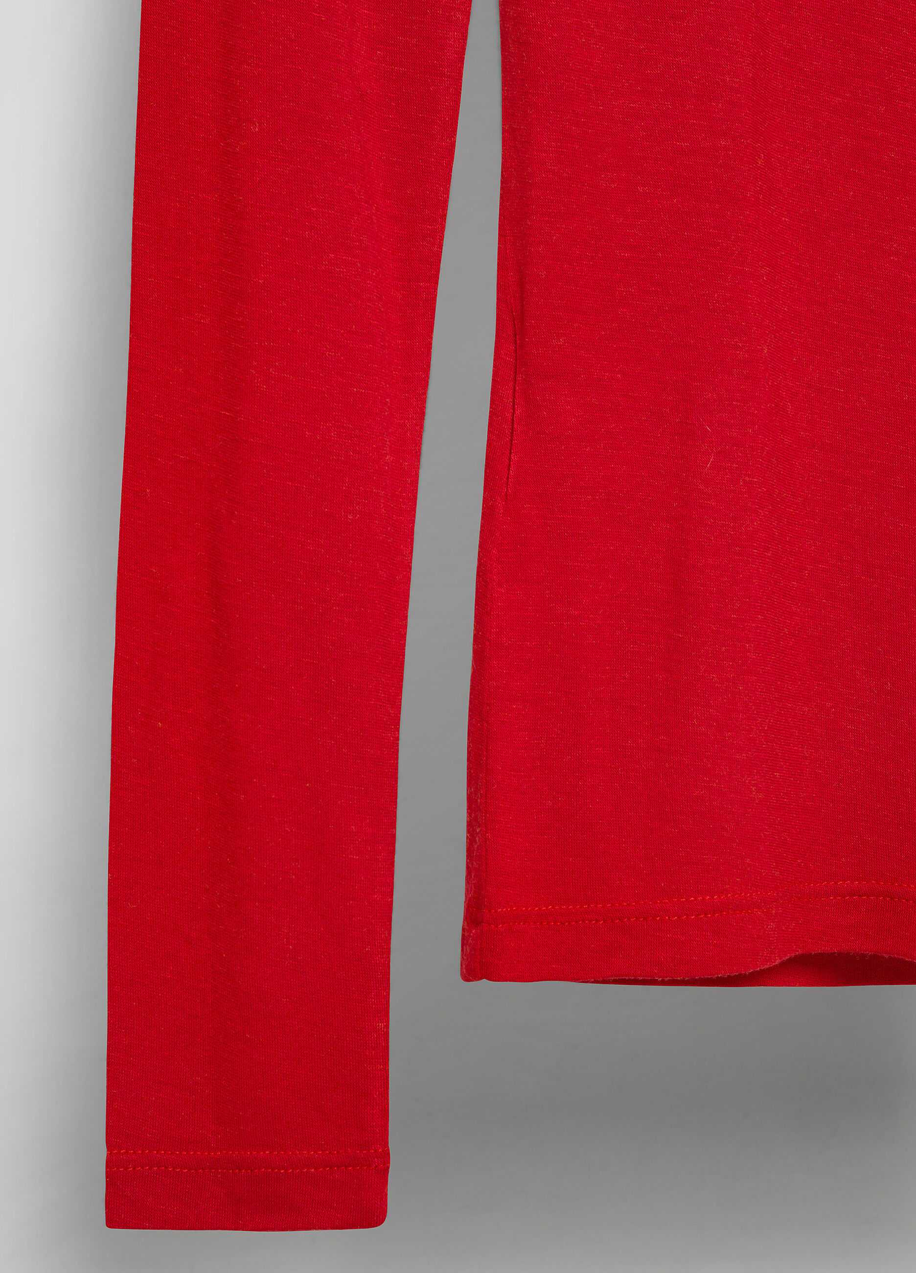 Red wool blend long sleeve T-shirt_6