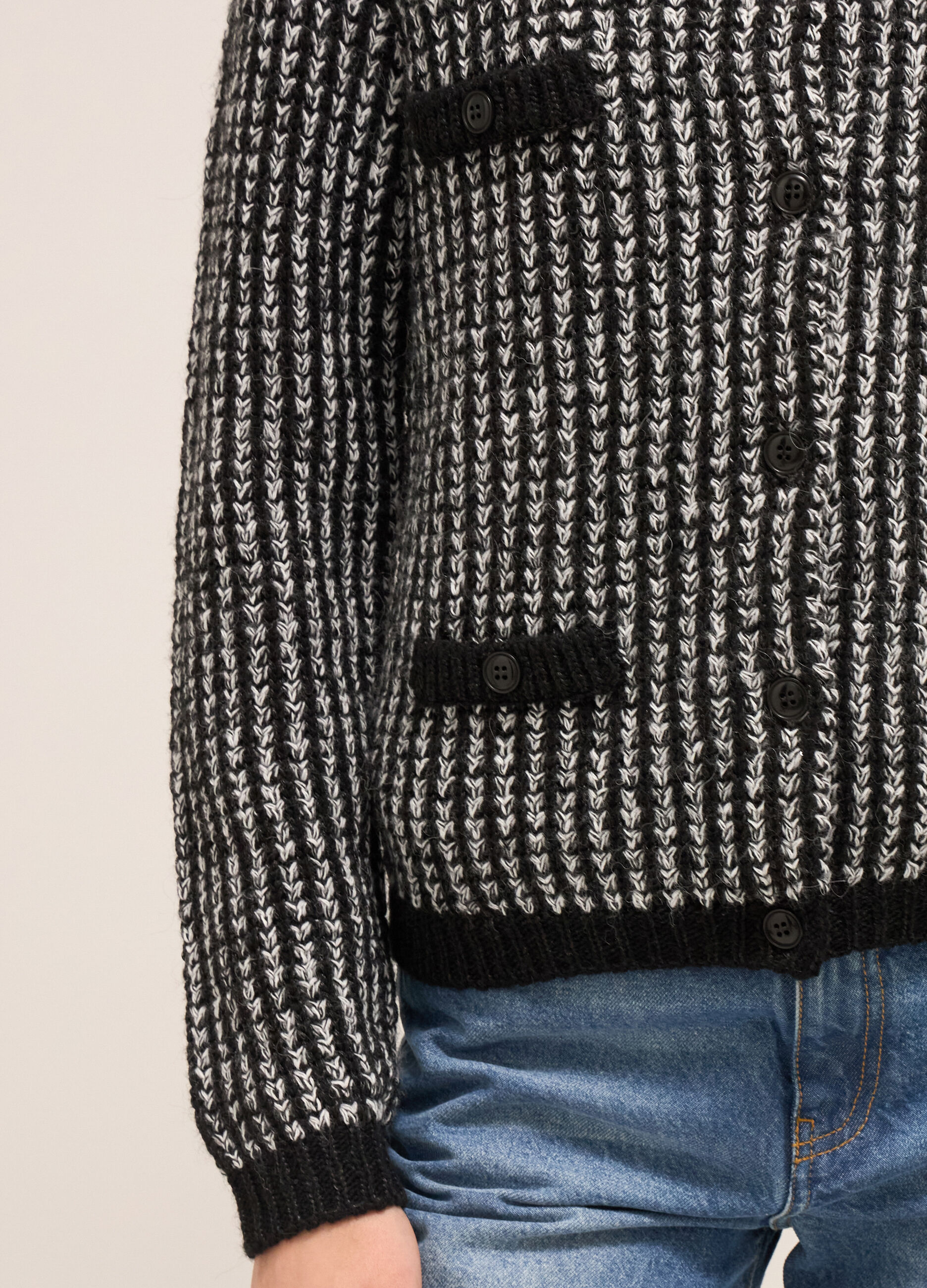 Chunky knit cardigan