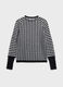 Striped crew-neck sweater in wool and mohair blend_5