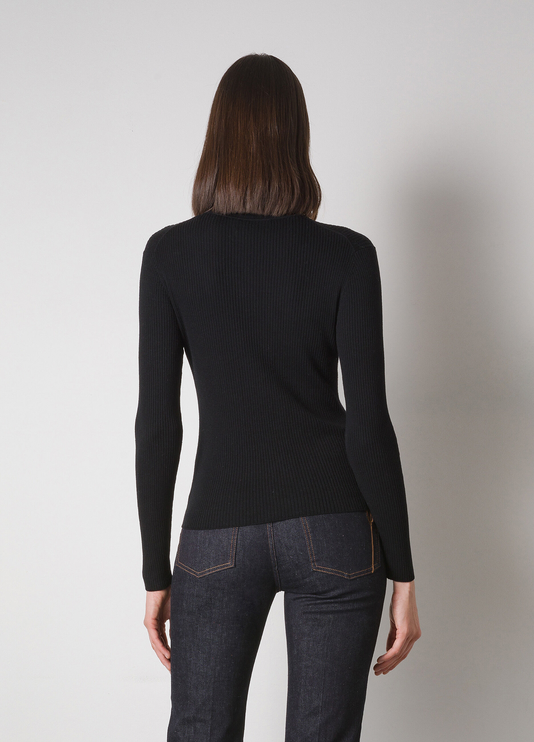 Tricot misto seta in costina