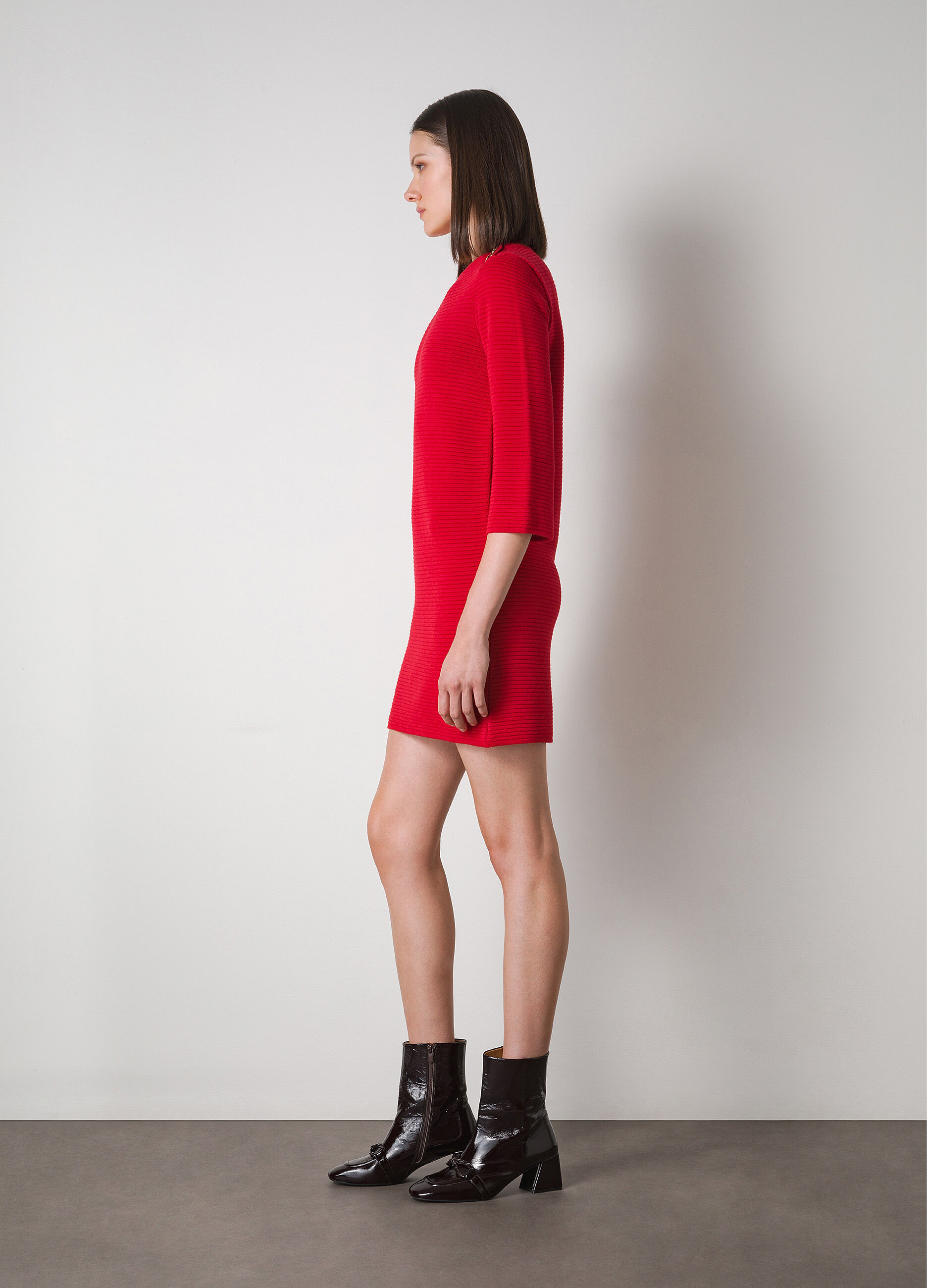 Merino wool blend short dress_2