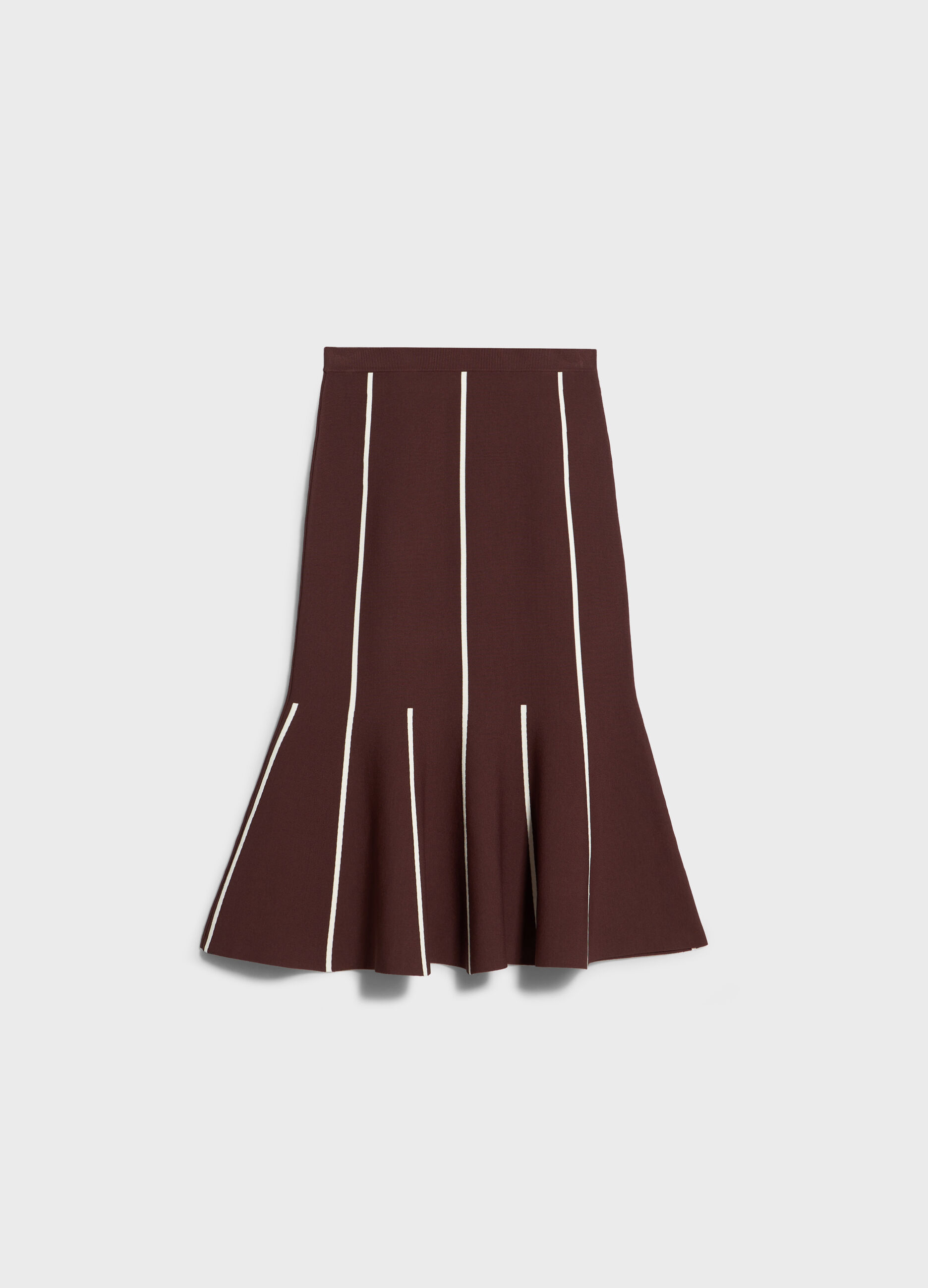 Pencil skirt with peplum hem_5