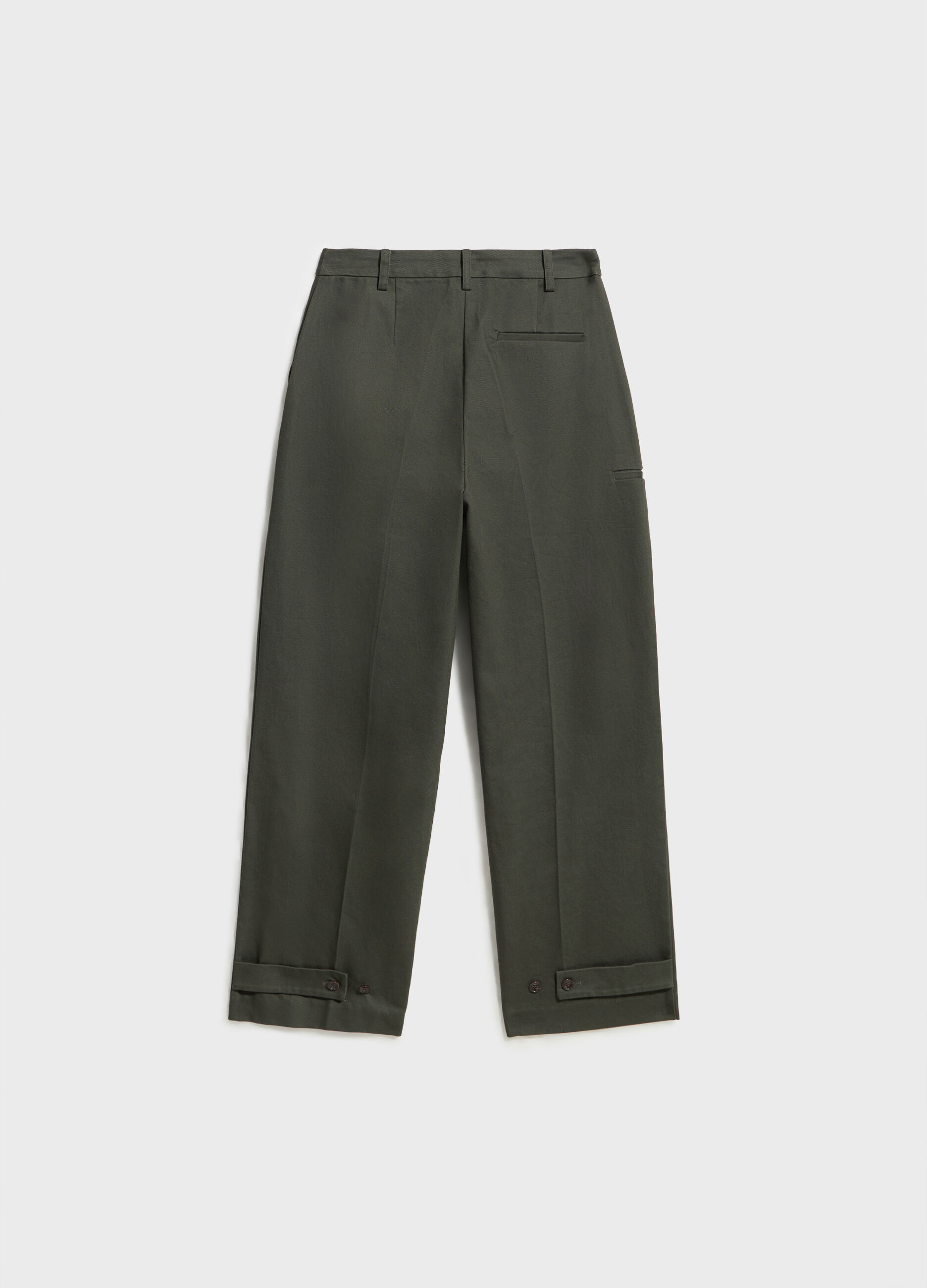 Slouchy trousers in 100% cotton