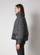 Down jacket with bouclé wool blend exterior_3
