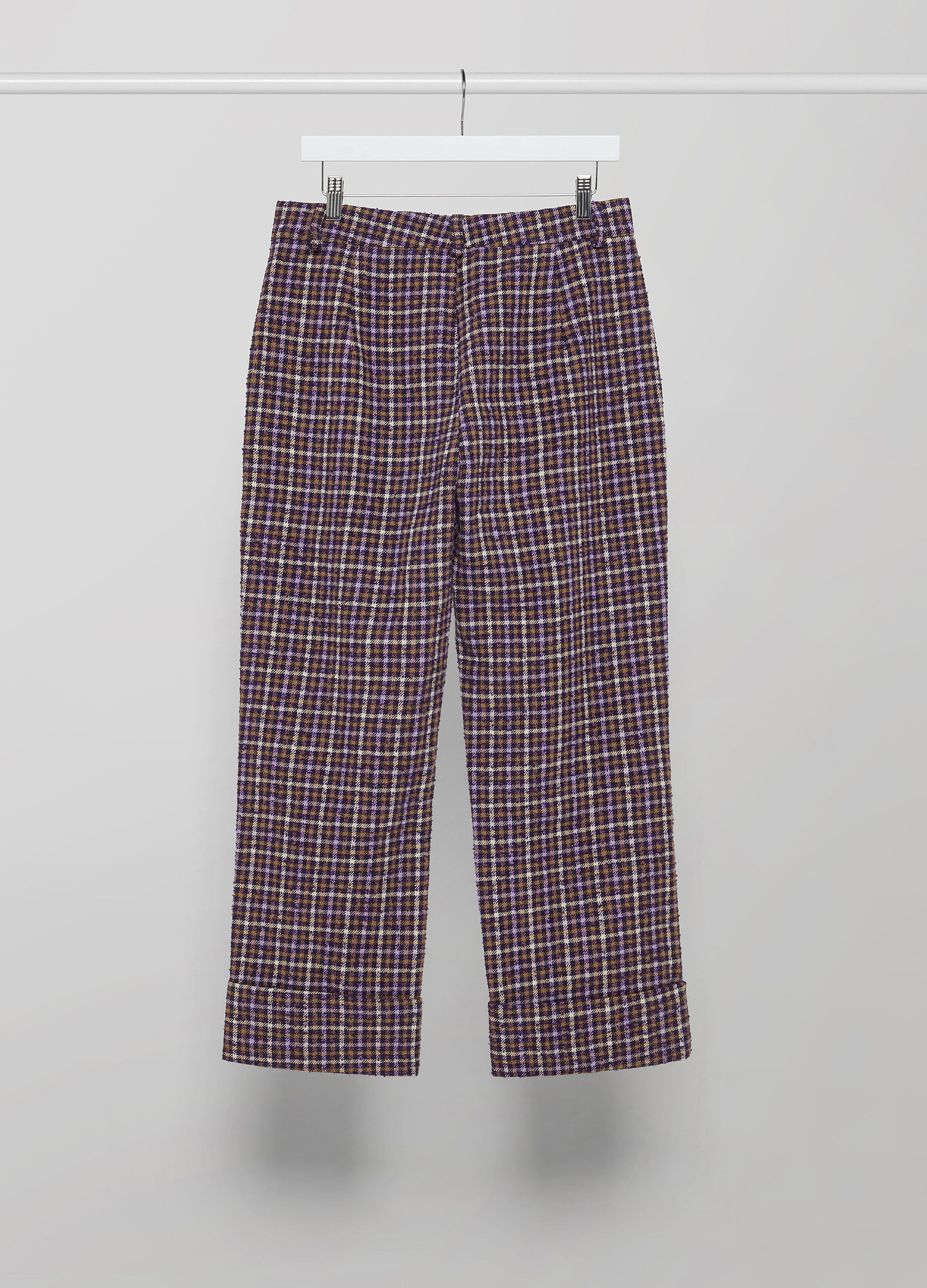 Checked wool-blend trousers_5
