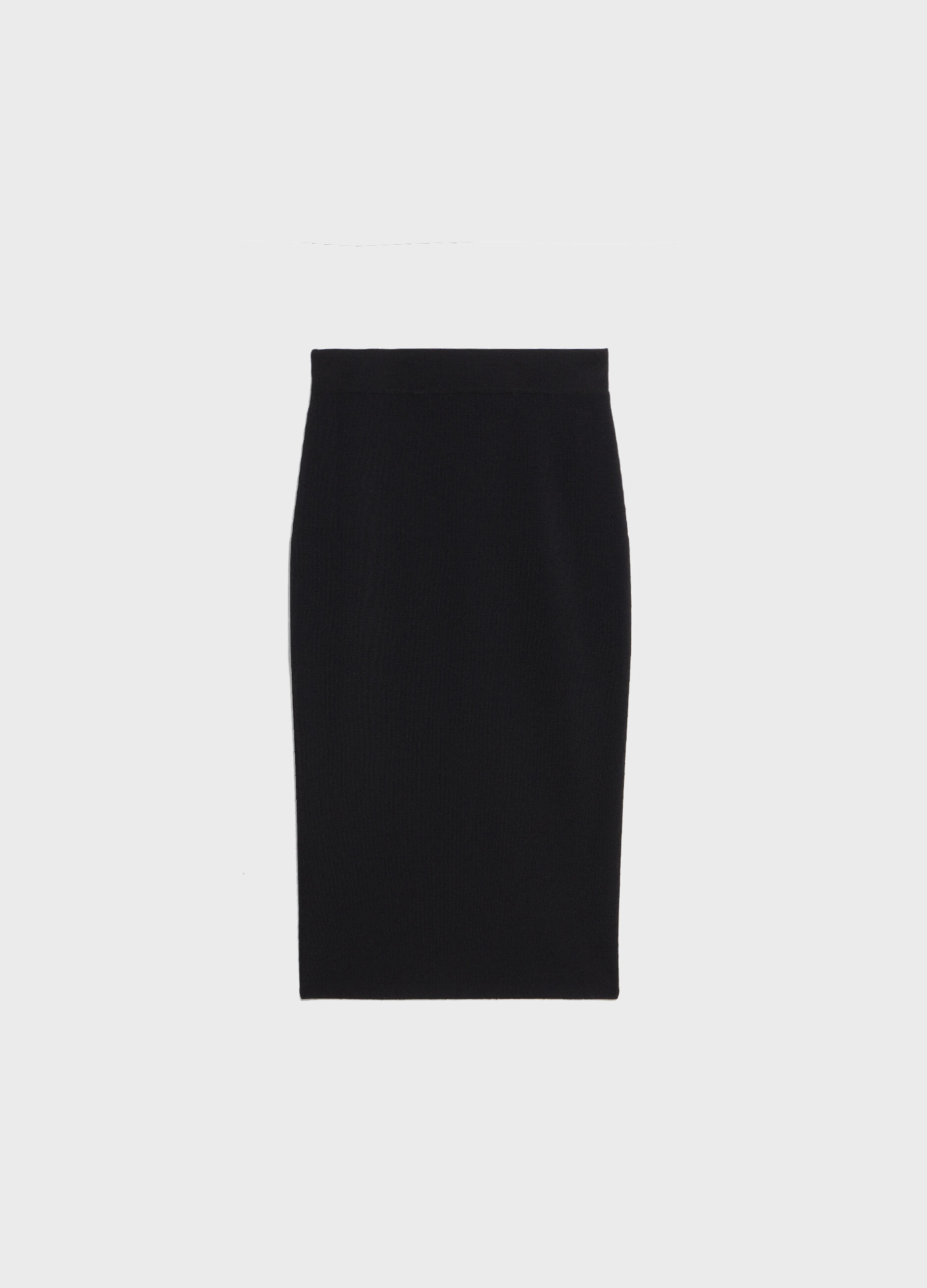 Viscose-blend pencil skirt