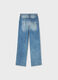5-Pocket jeans in bleached stretch cotton_1