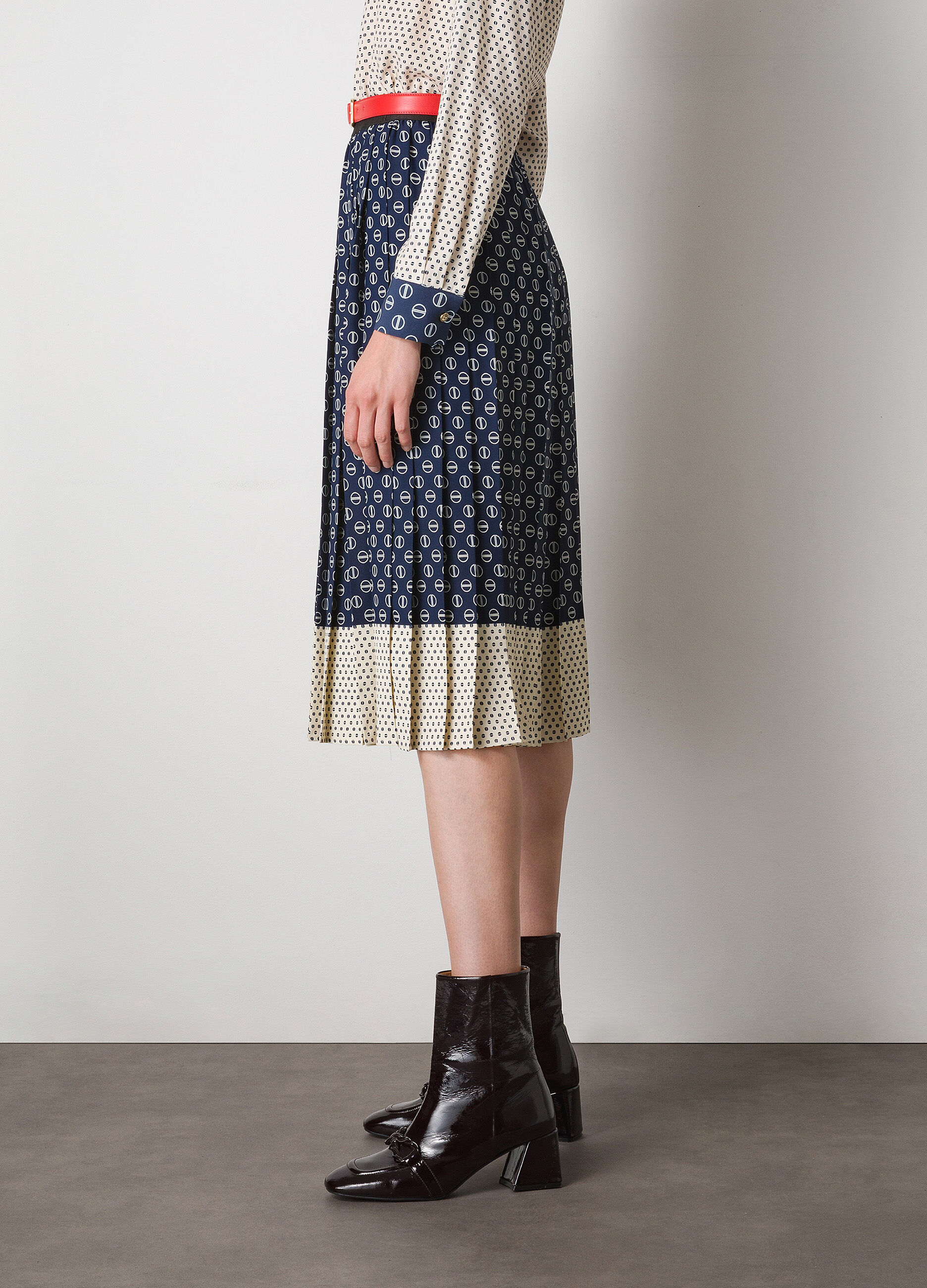 Pleated midi skirt_2