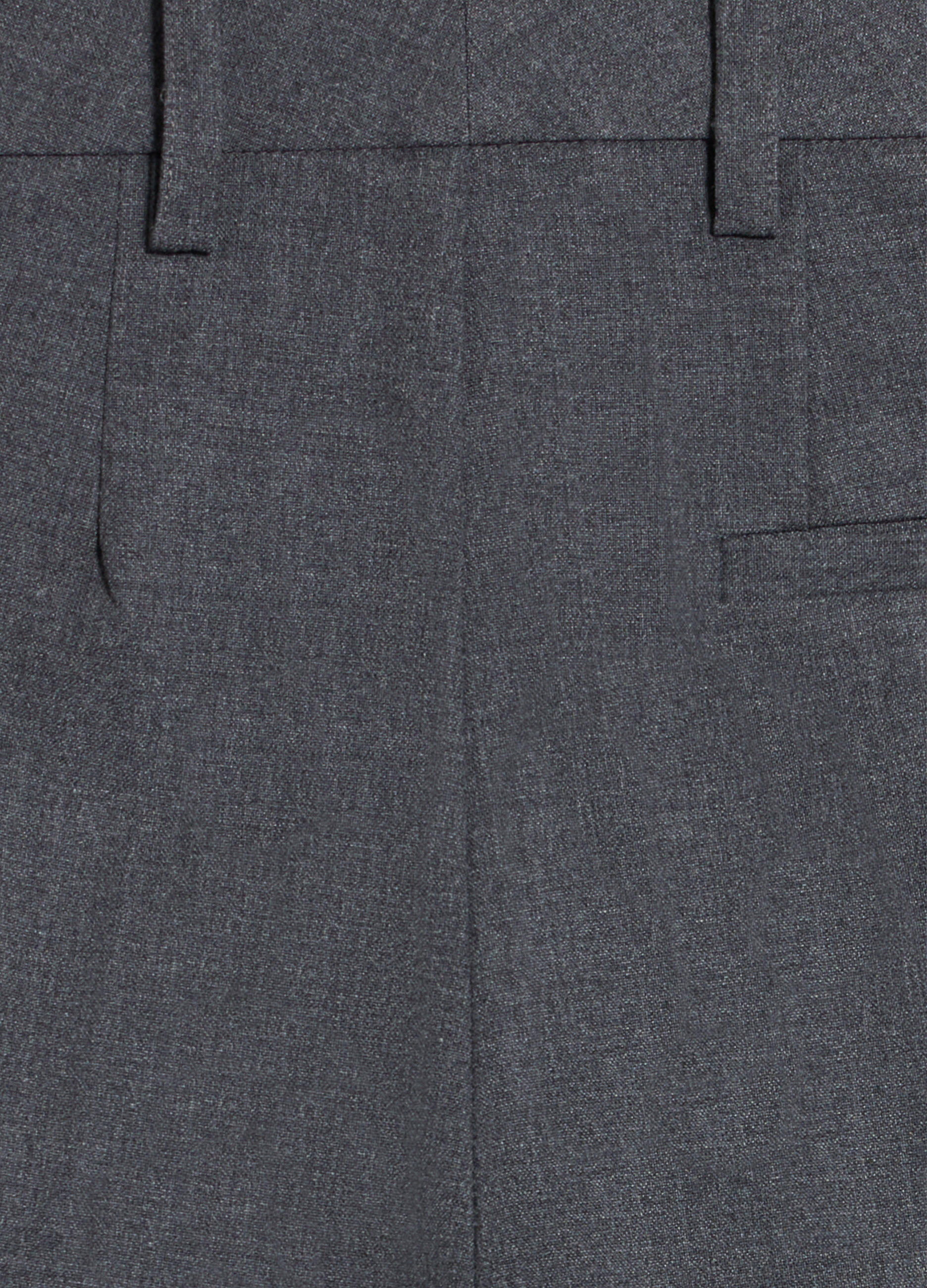 Cigarette trousers with turn-ups