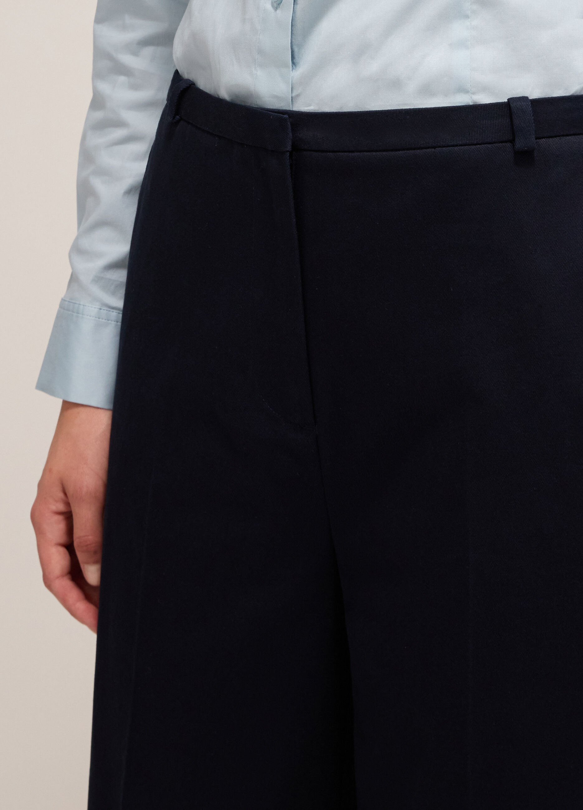 Pantaloni in twill di cotone