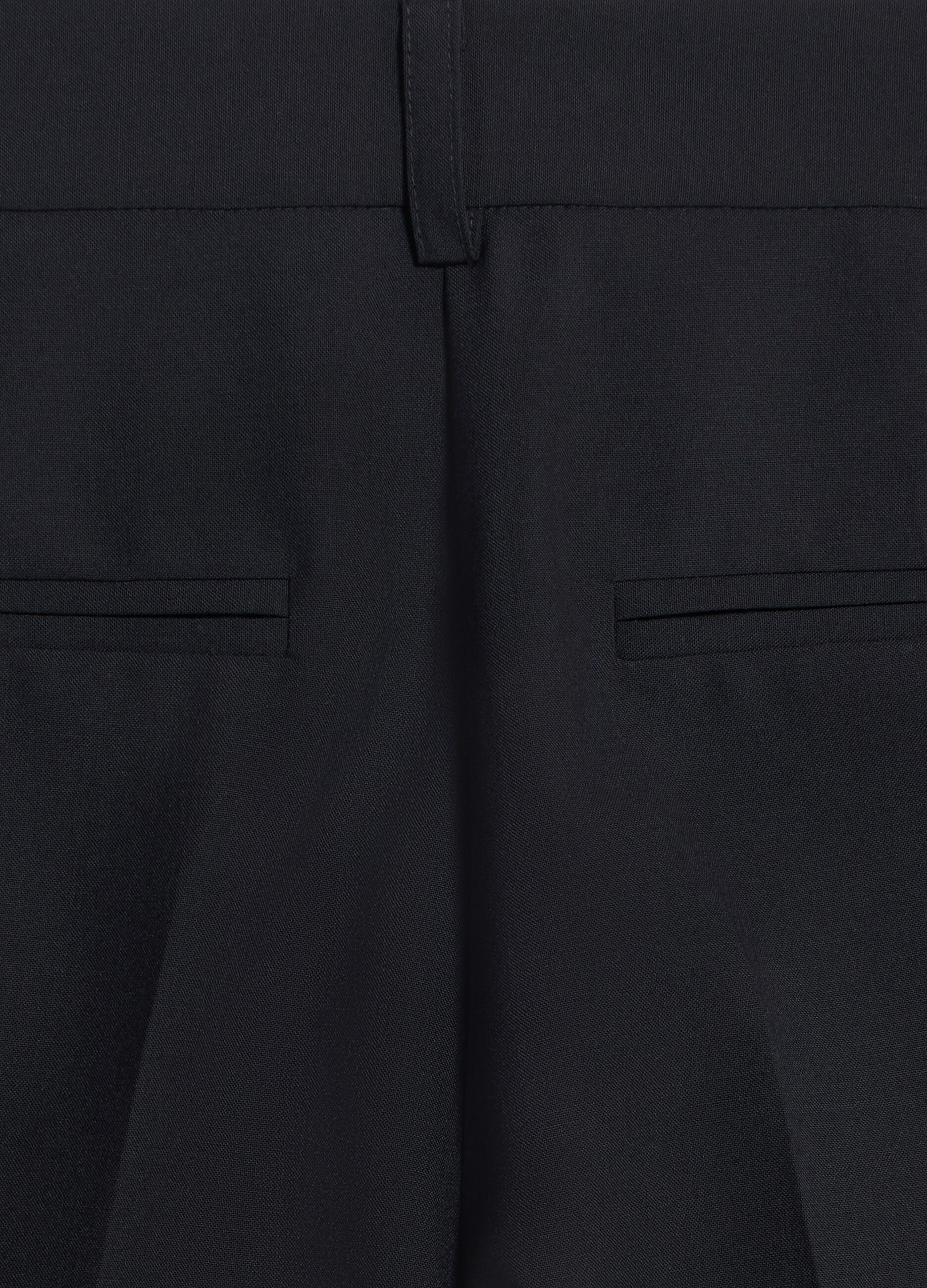 Cigarette trousers in wool blend