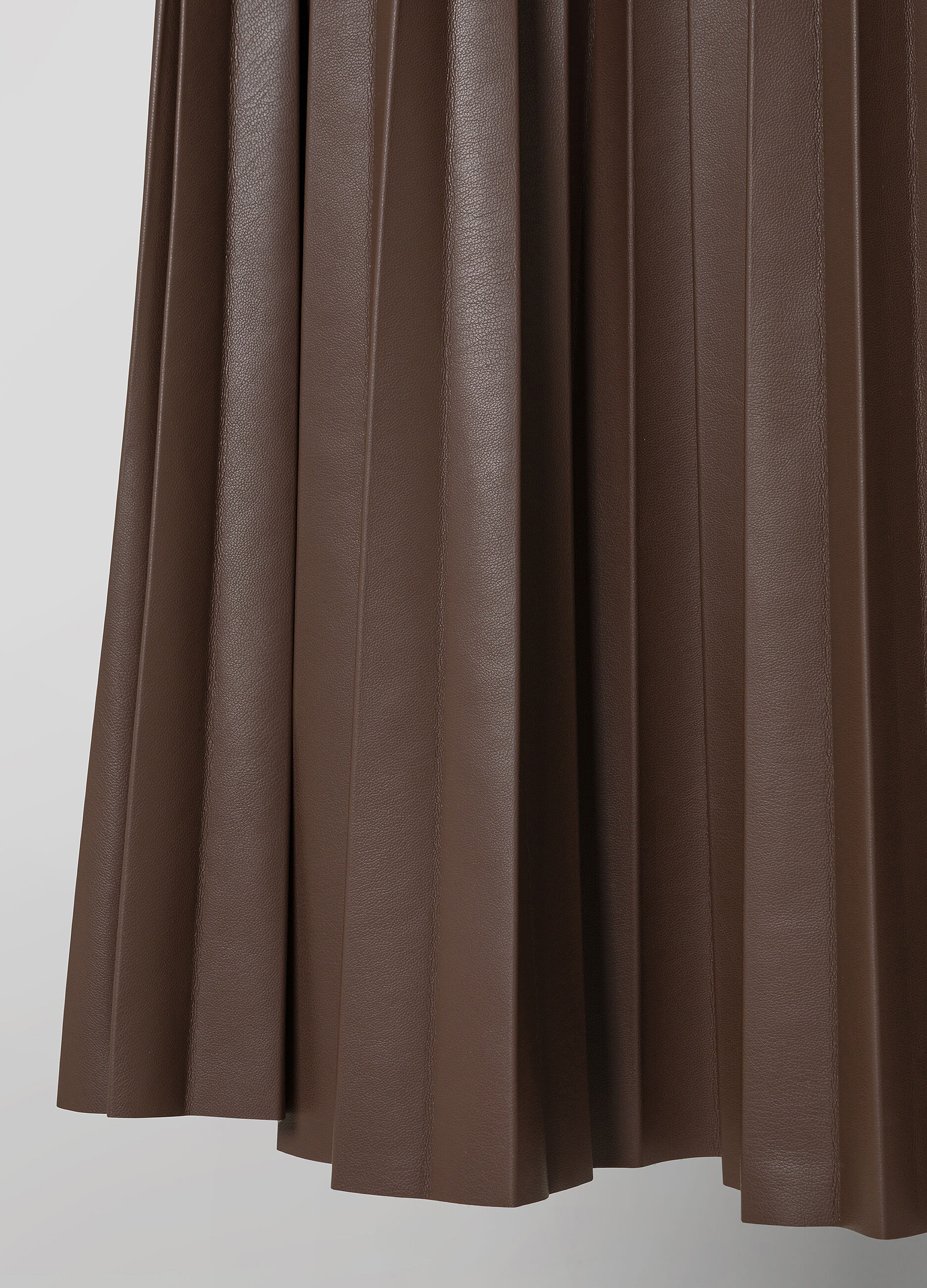 Faux leather pleated skirt_6
