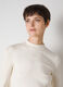 White silk blend tricot top_2