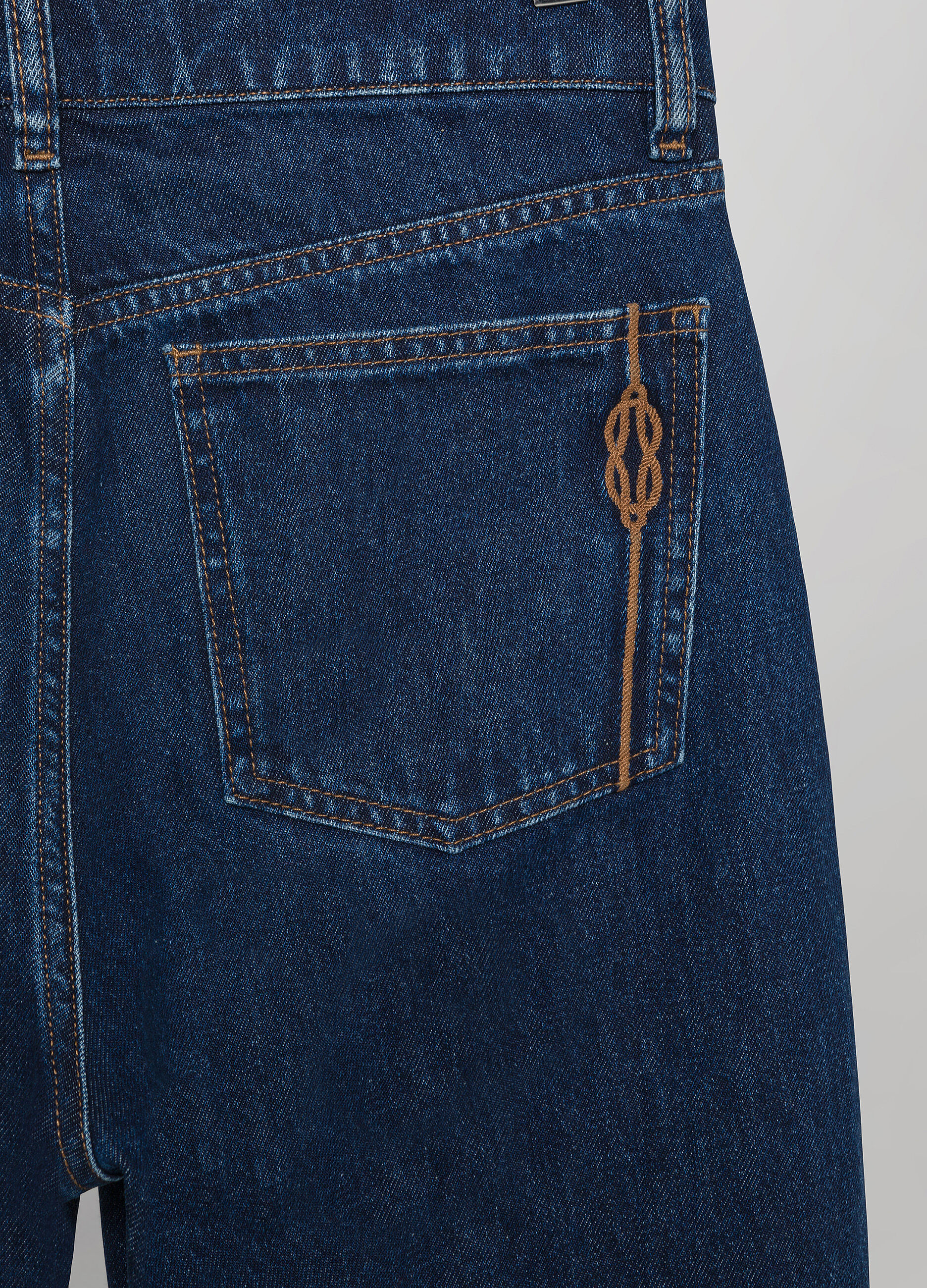 Pure cotton mom fit denims