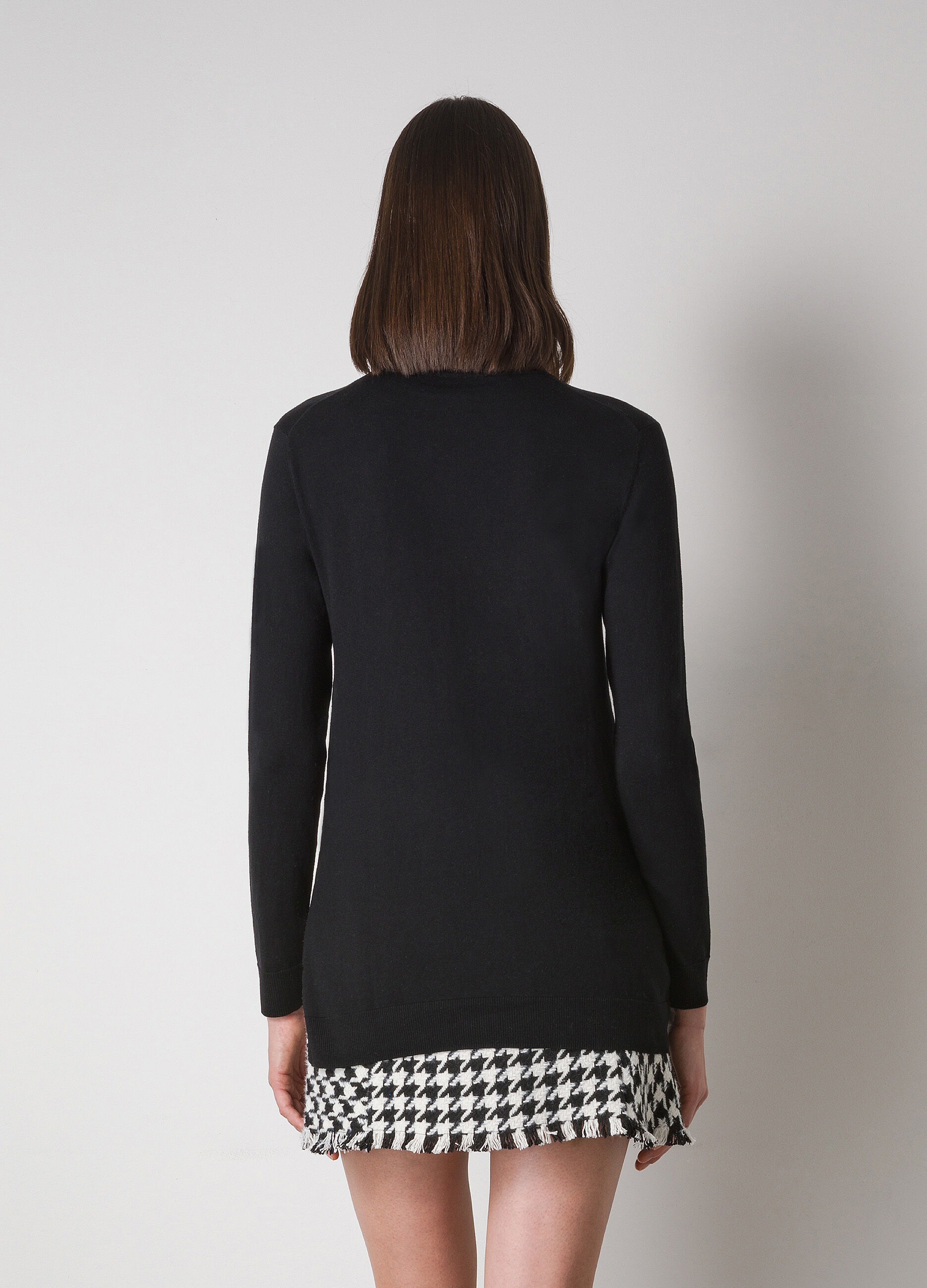 Silk-blend pullover _1