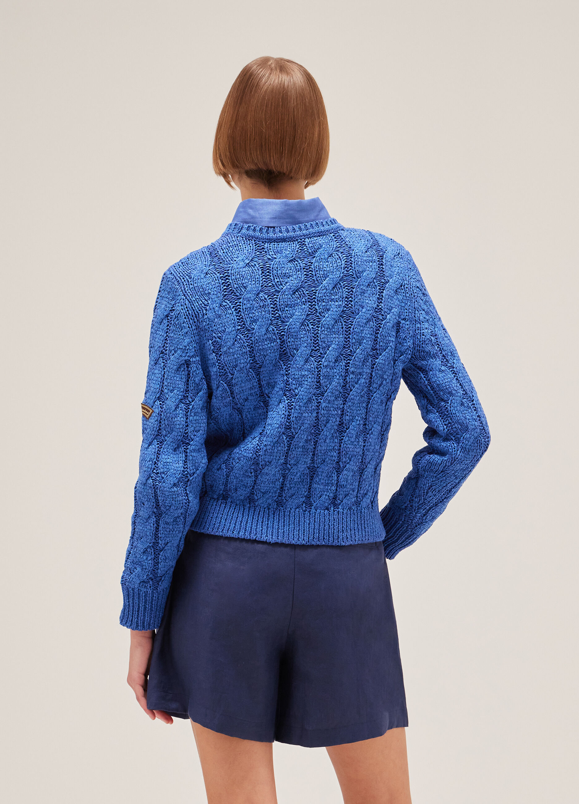 Maglione tricot a trecce_2