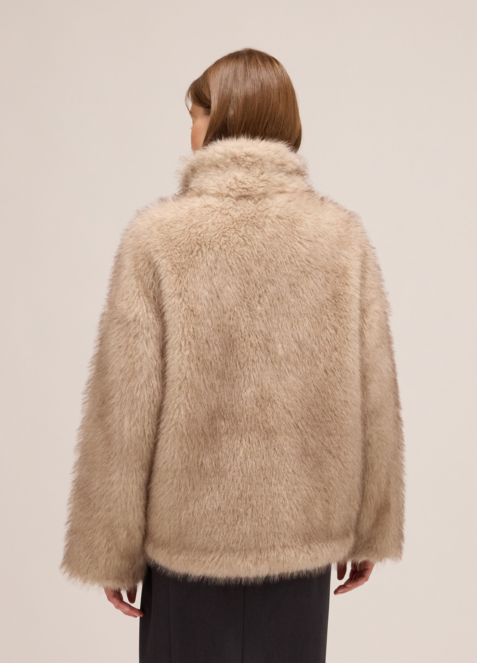 Blouson en fausse fourrure