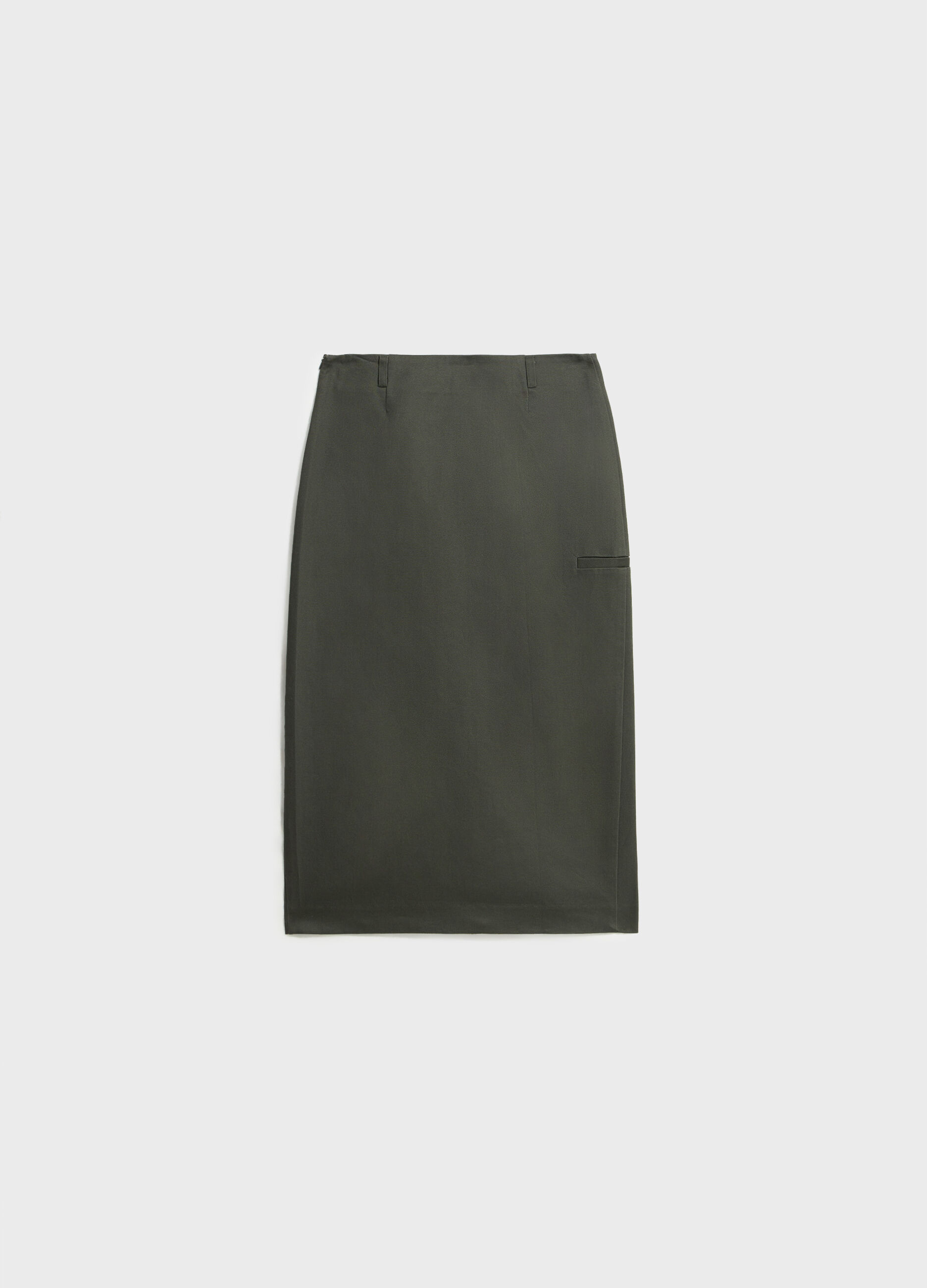 Wraparound skirt in cotton