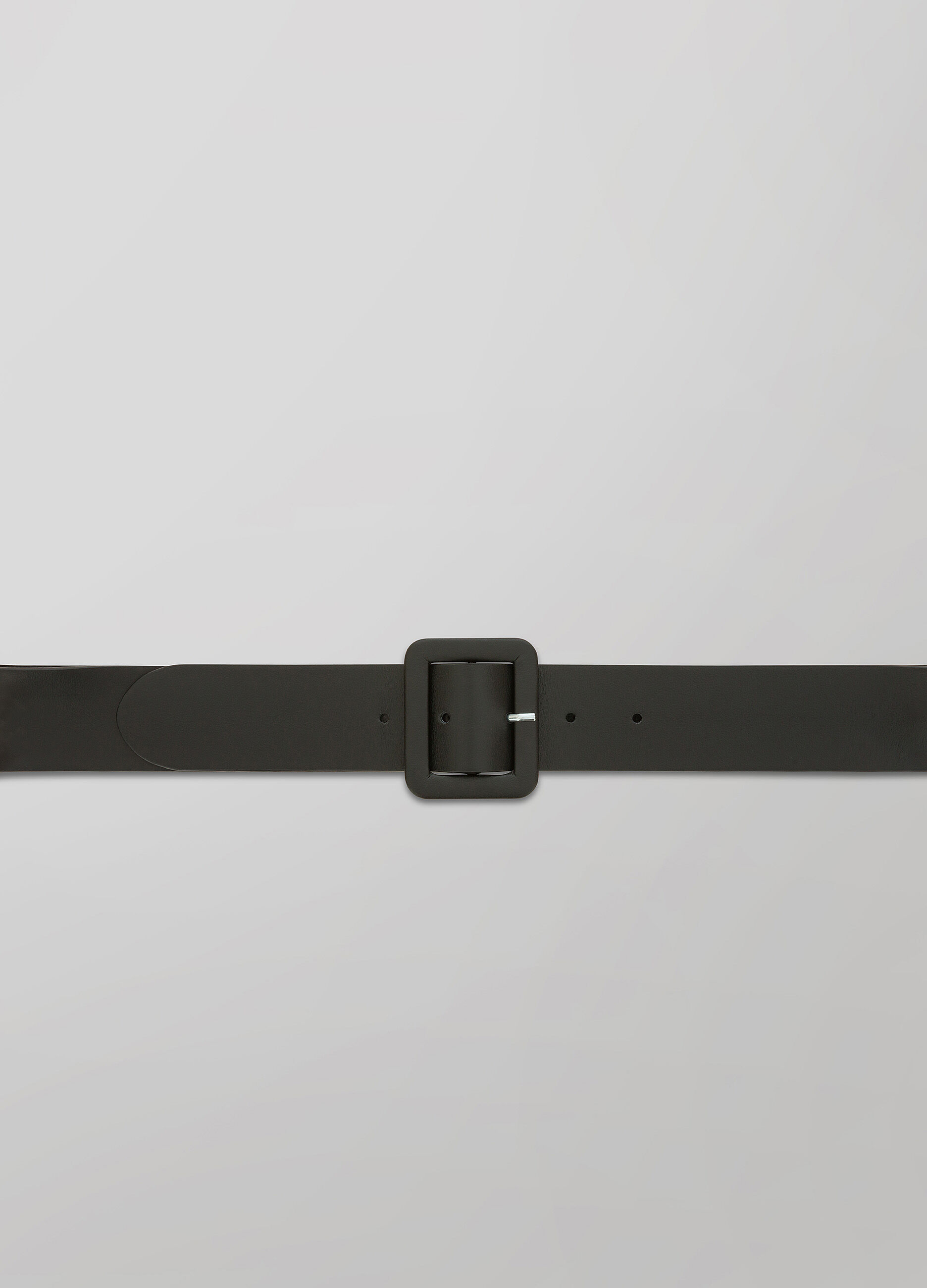 Real leather belt