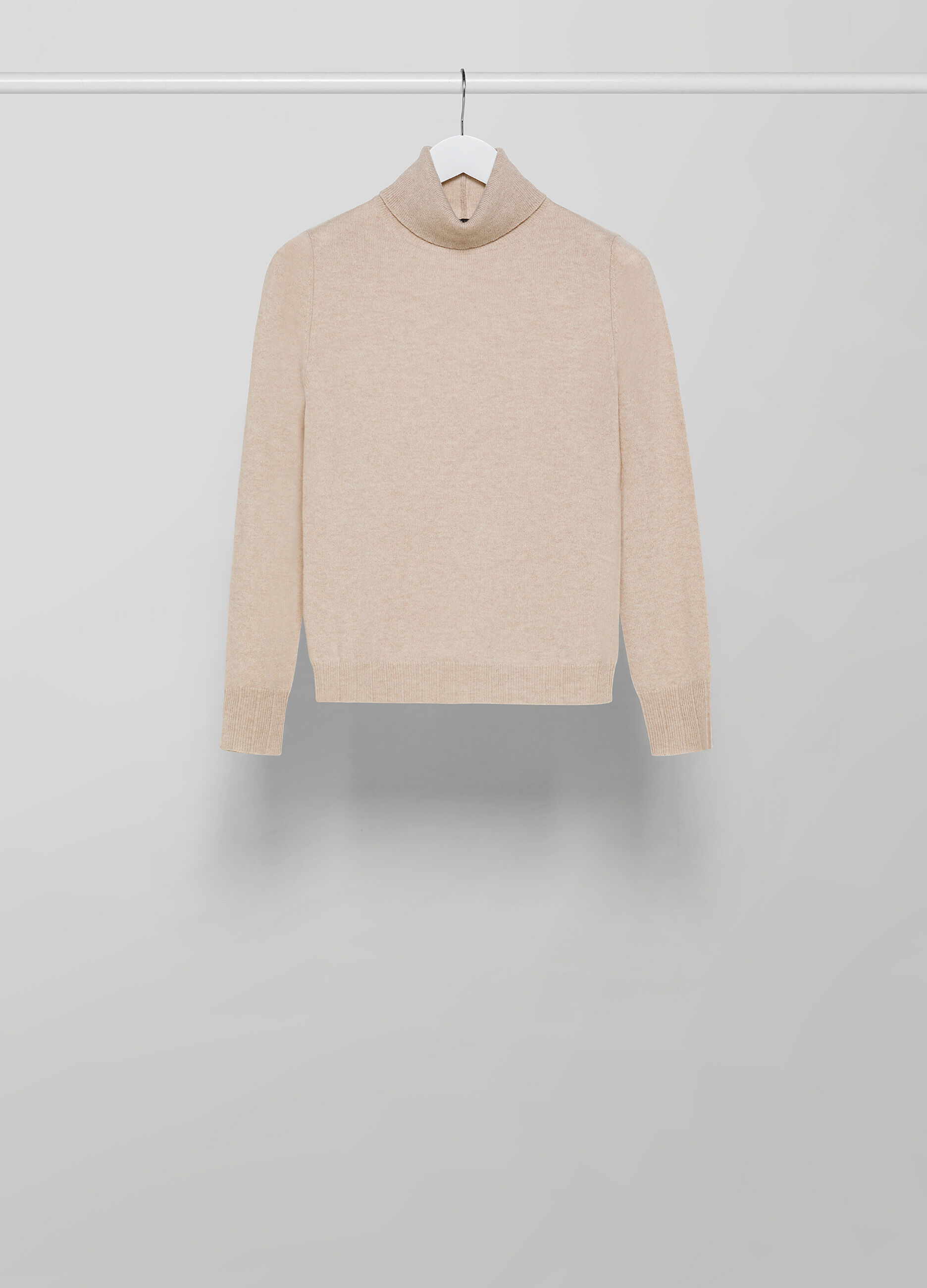 Pure cashmere turtleneck