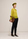 Knitted sweater with long sleeves_0