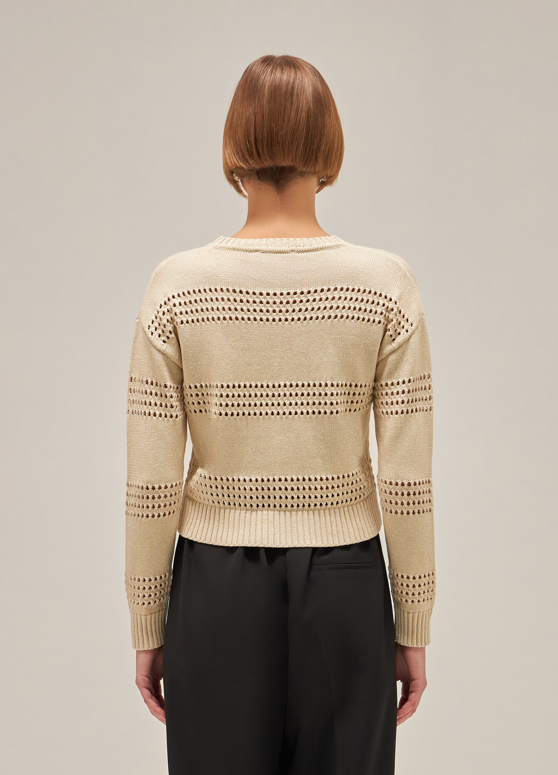 Maglione tricot in seta e cotone_2