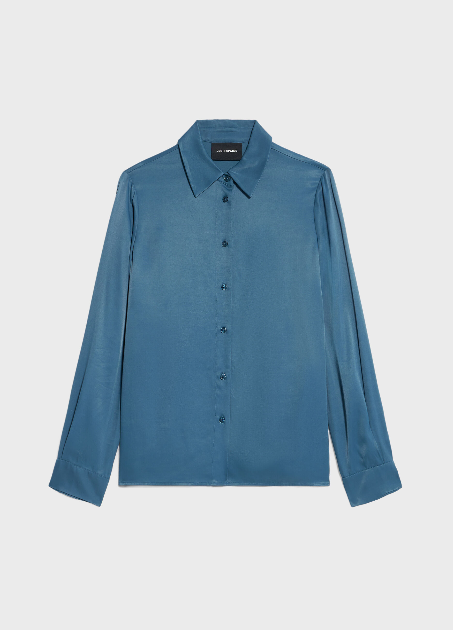 Long-sleeved shirt in viscose