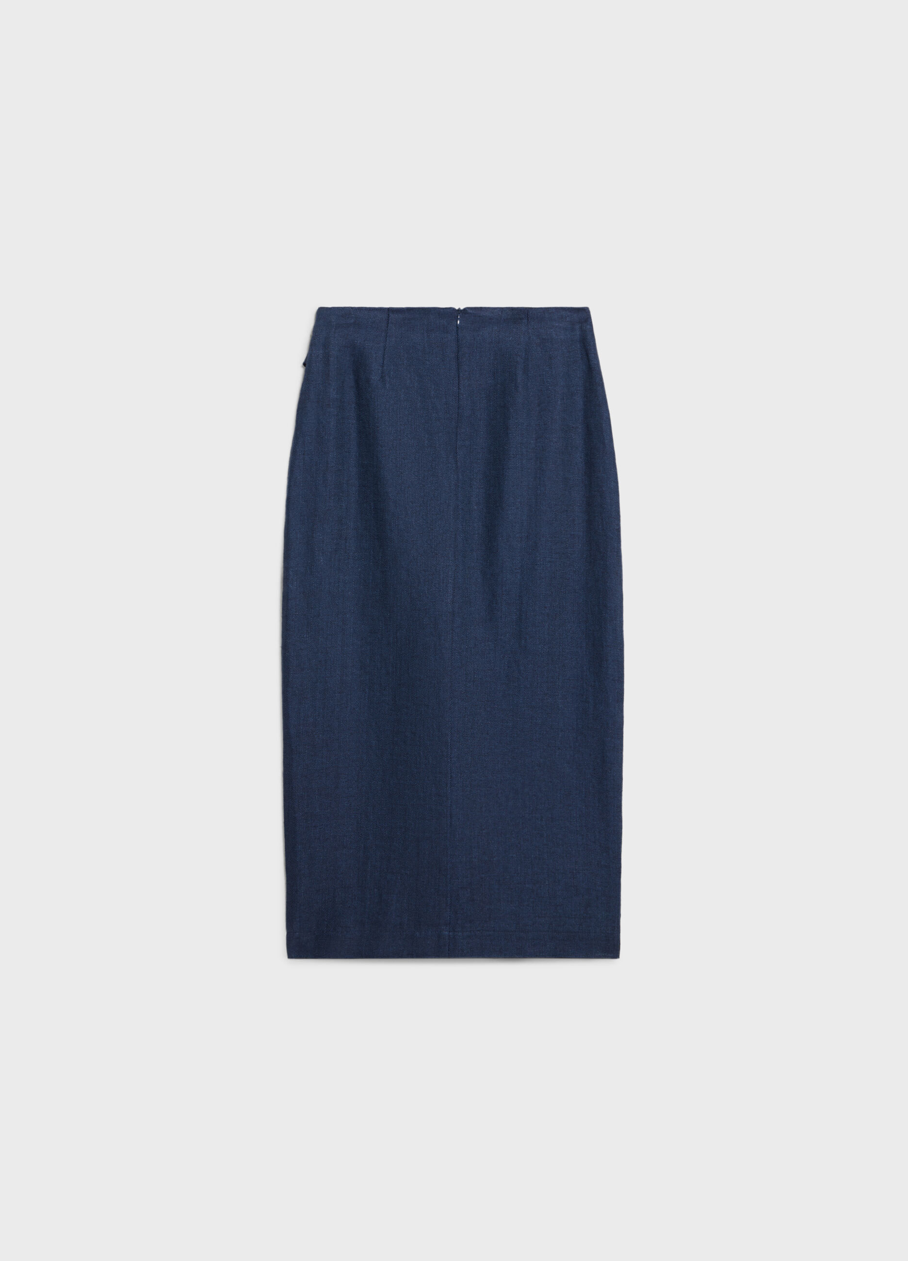 Linen wrap skirt
