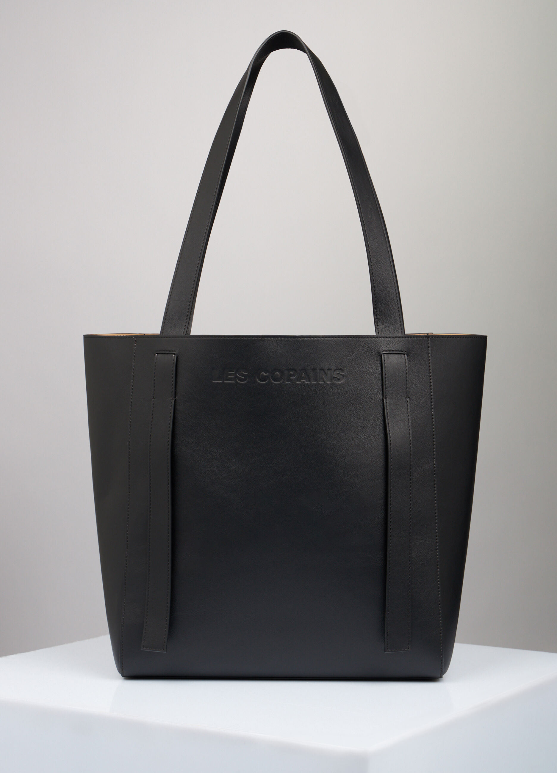 Real leather tote bag_1