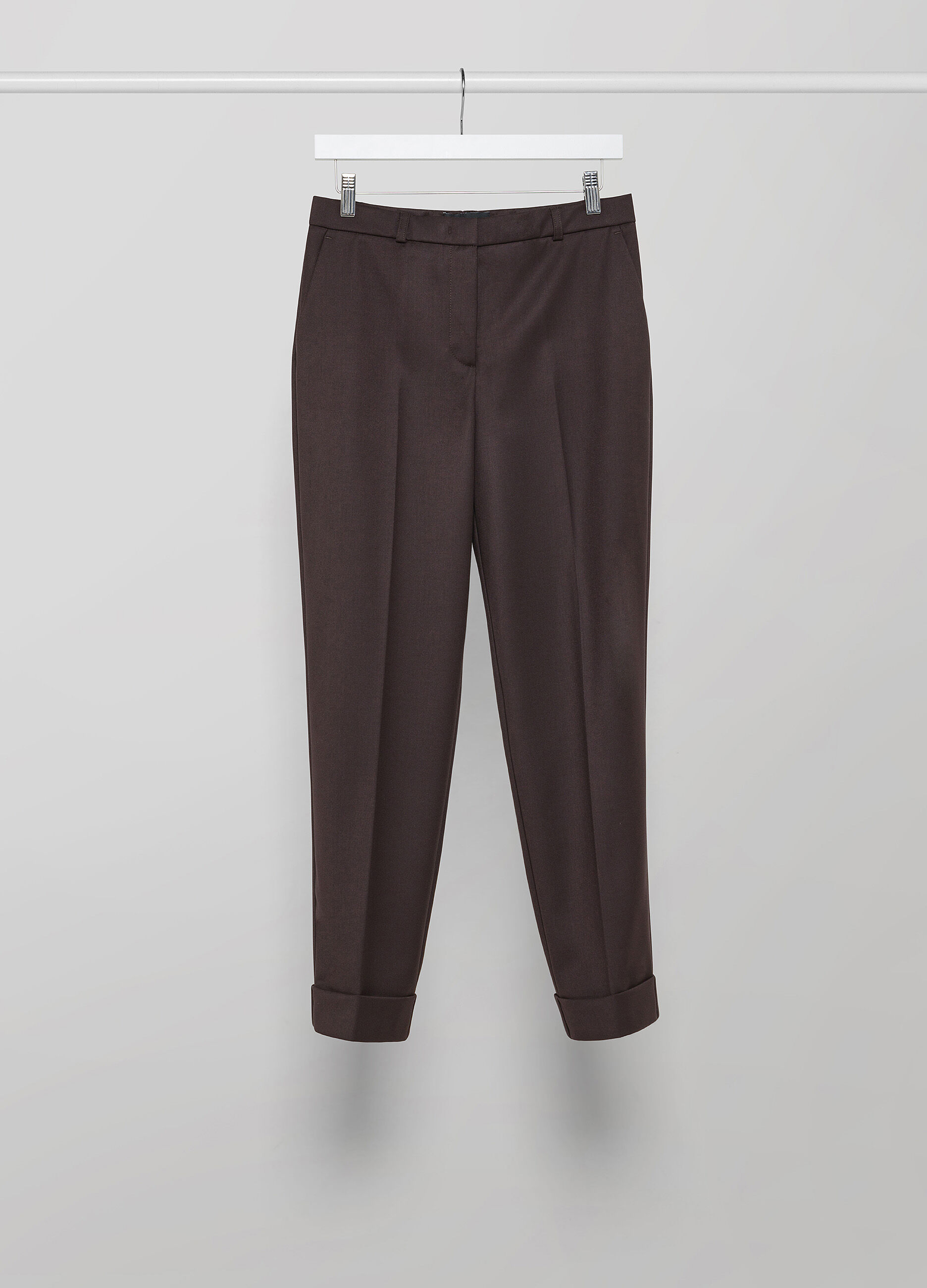 Ribbed flared trousers_4