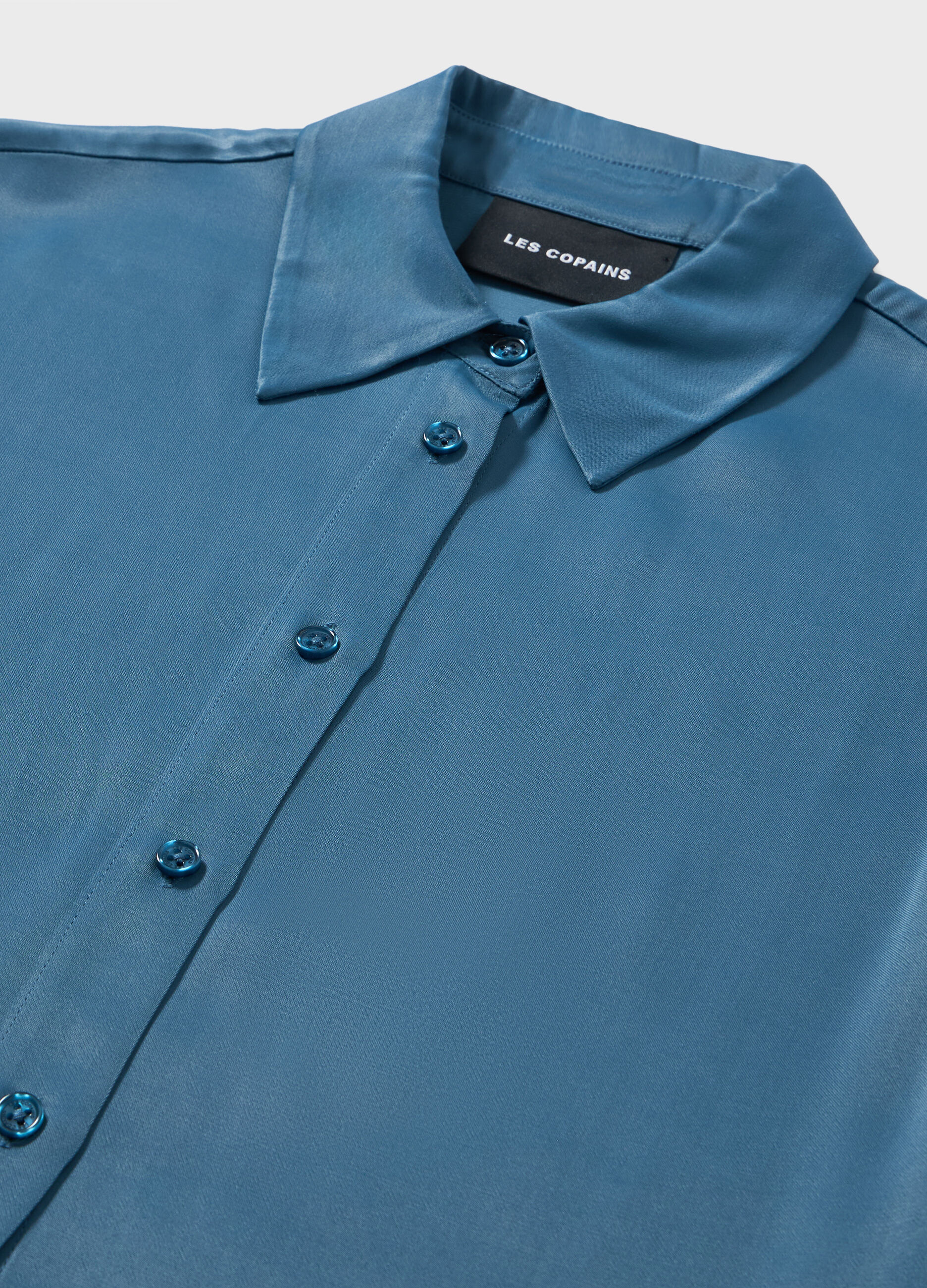 Long-sleeved shirt in viscose