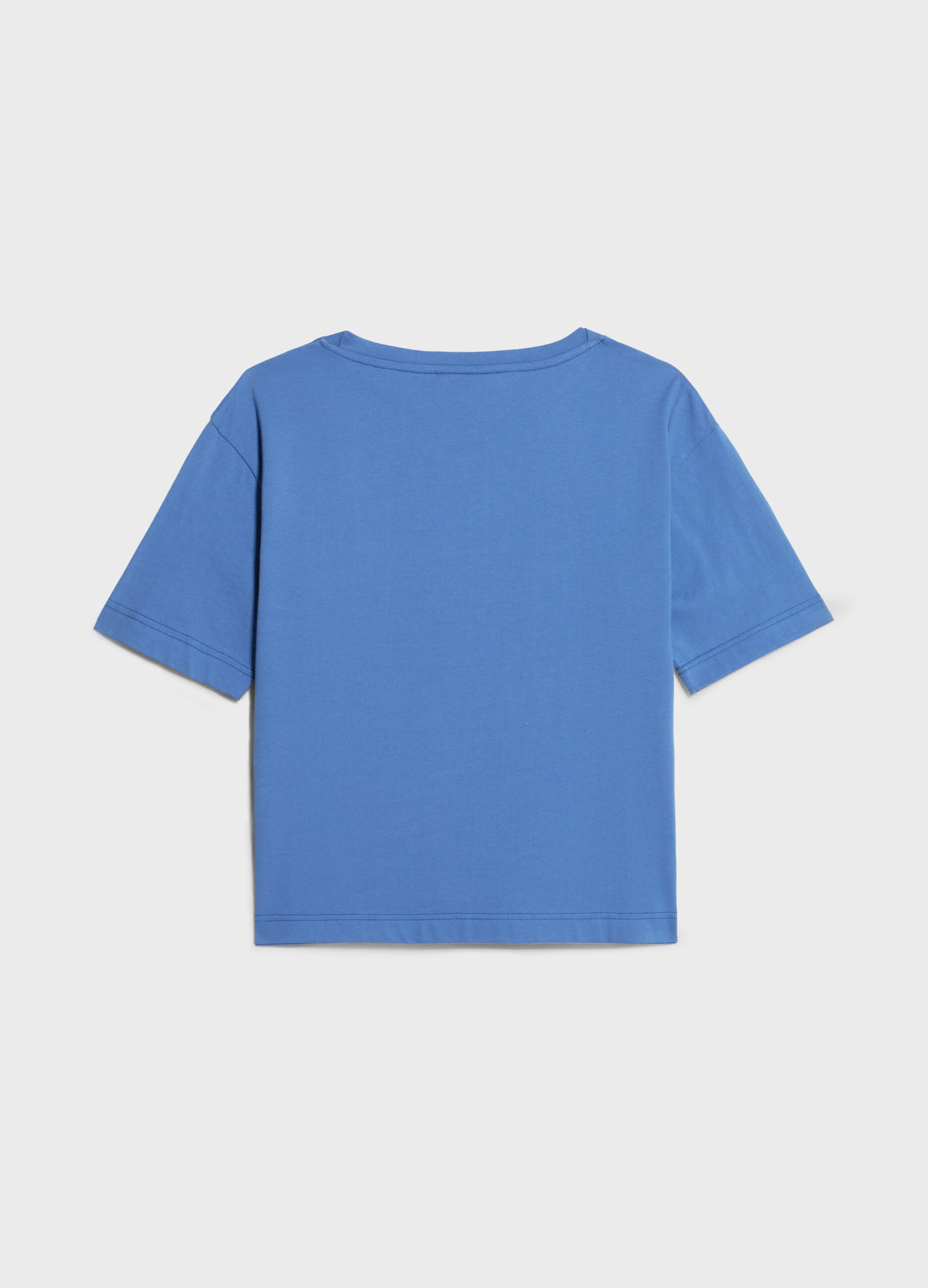 T-shirt 100 % coton avec lettrage_5