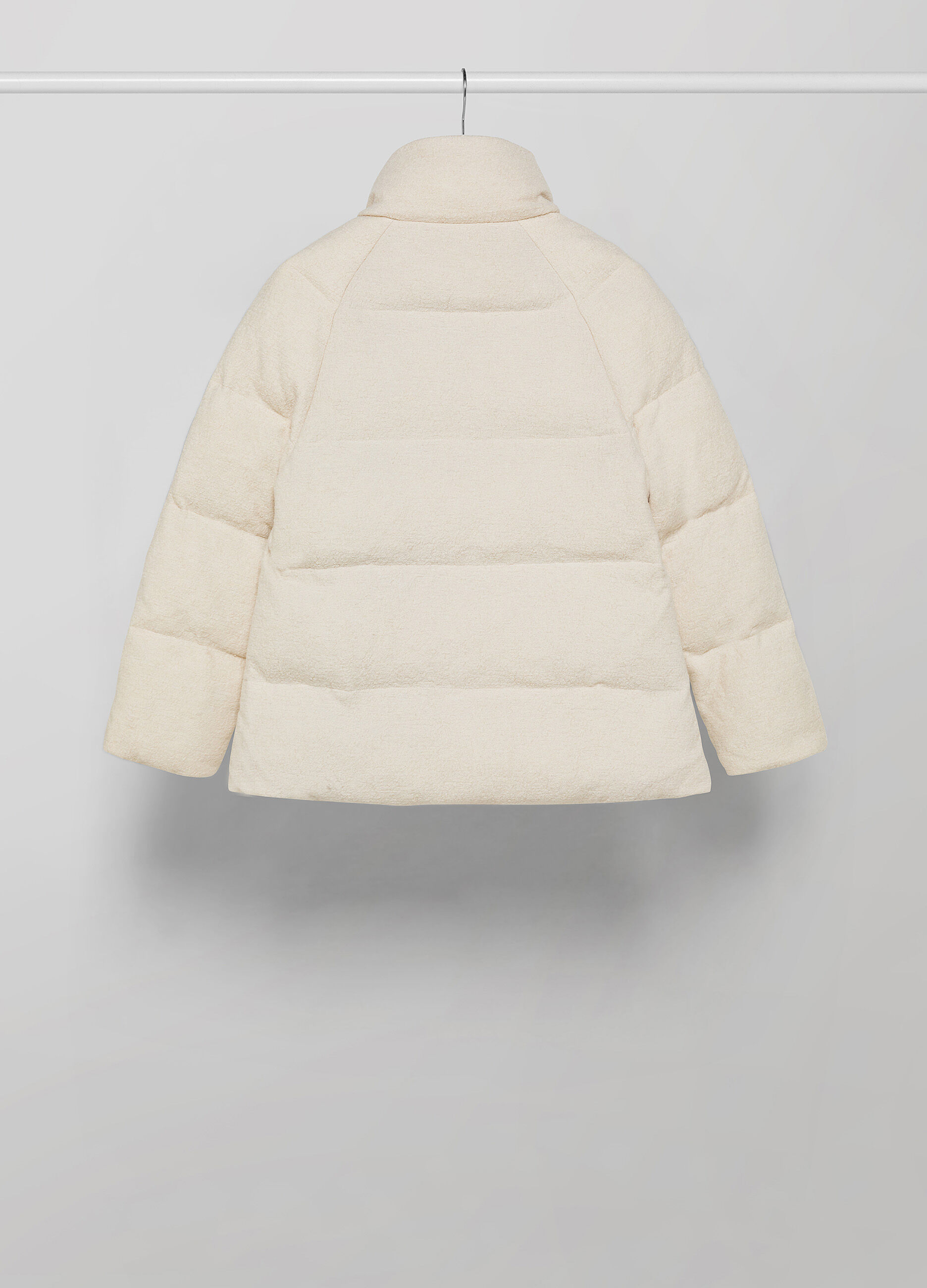 Padded down jacket with wool-blend exterior_5