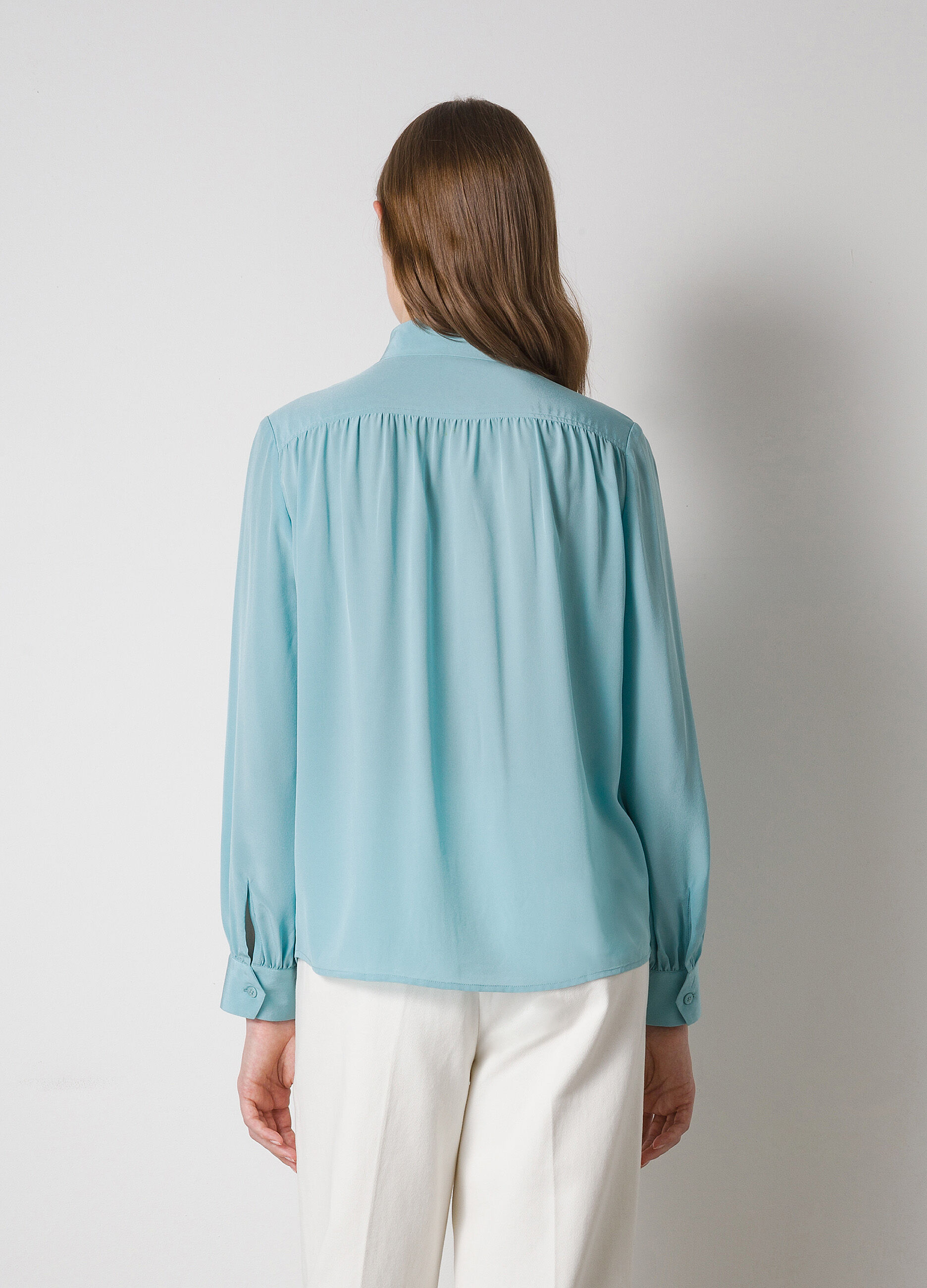 Blouse en 100 % soie