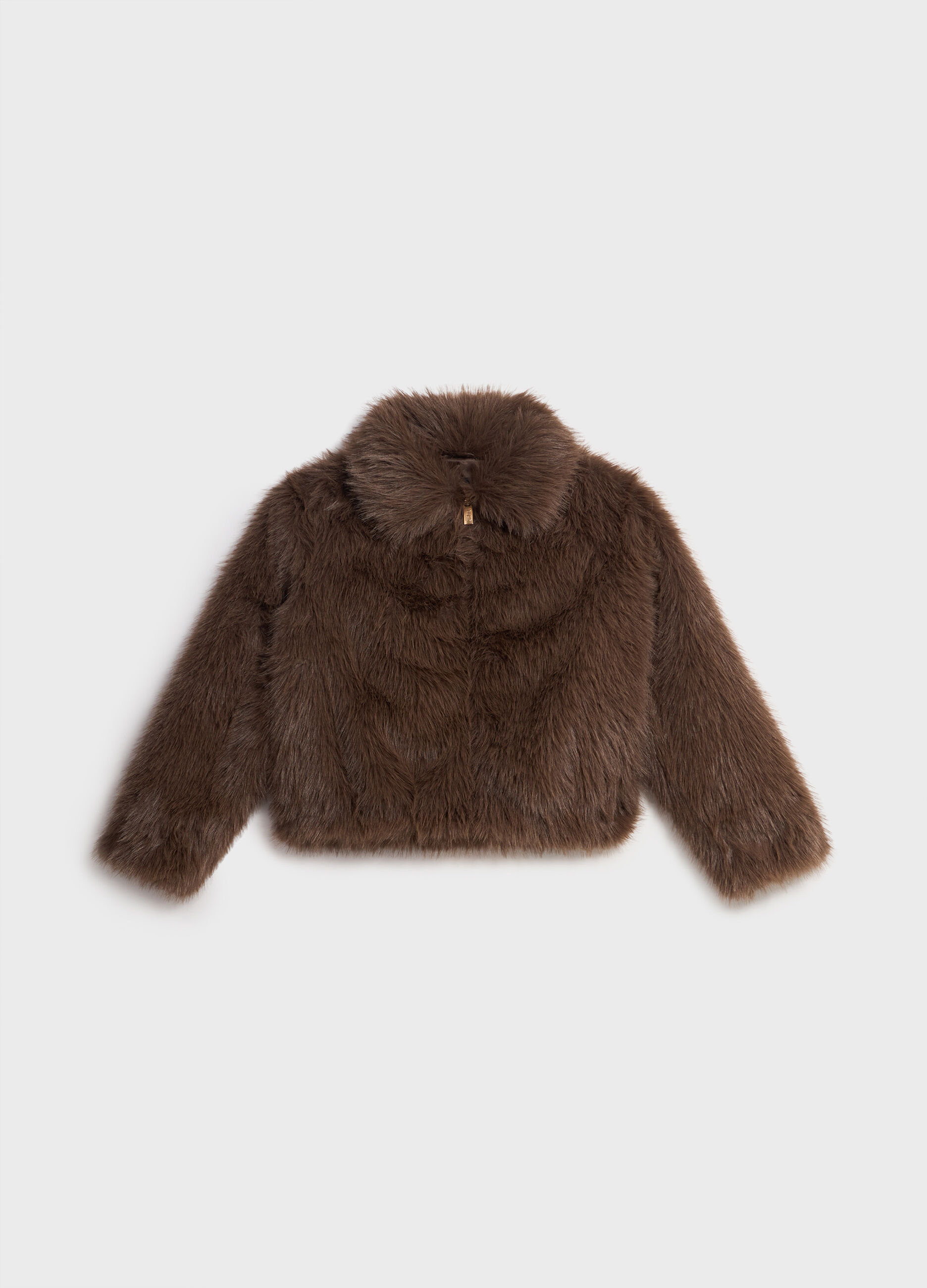 ECOfur jacket with zip