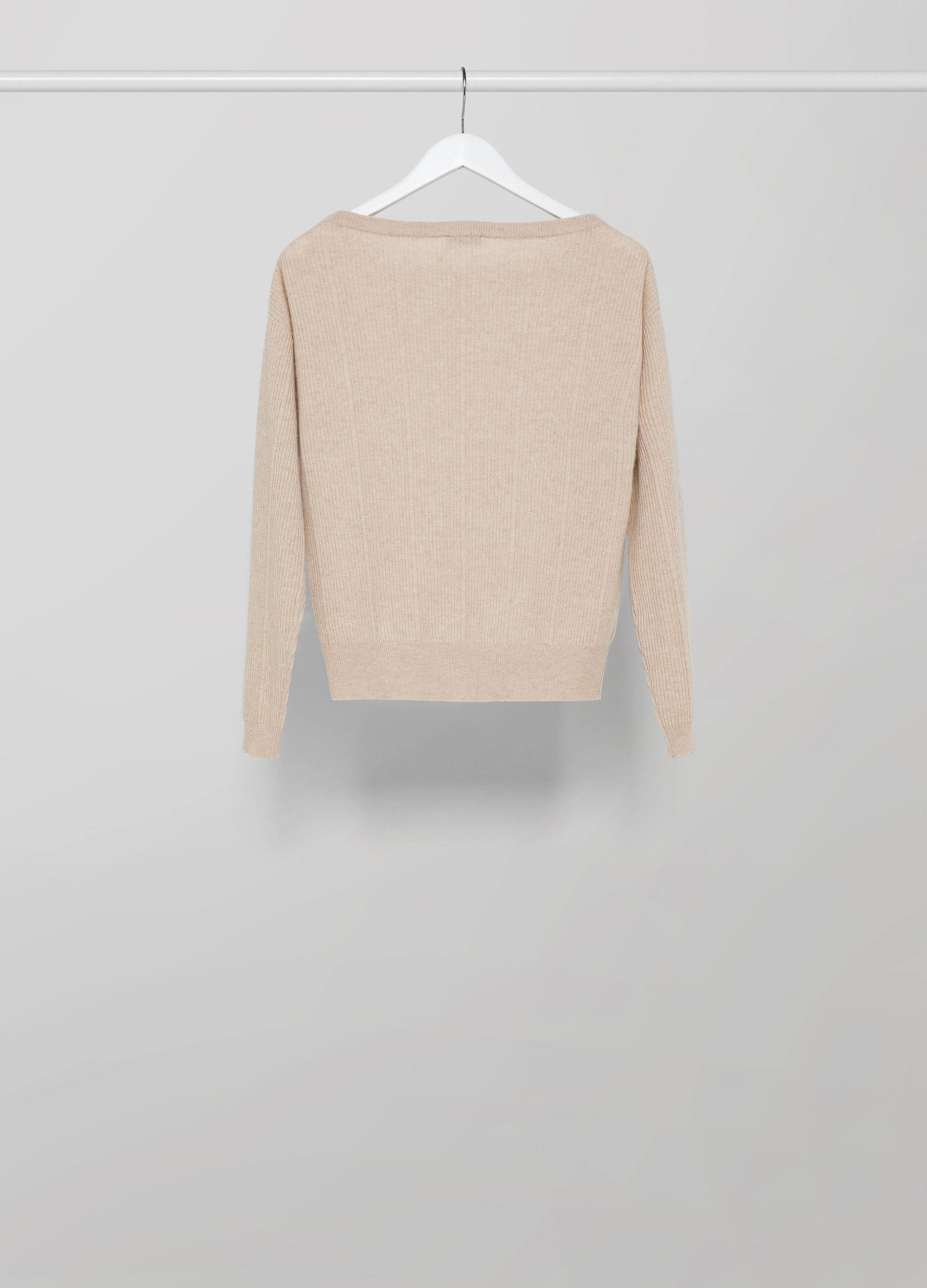 Pure cashmere tricot pullover 