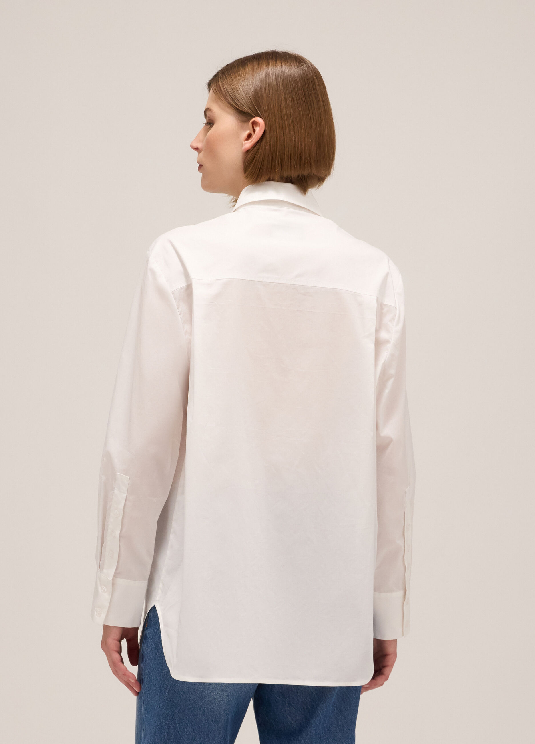 Chemise oversize en coton