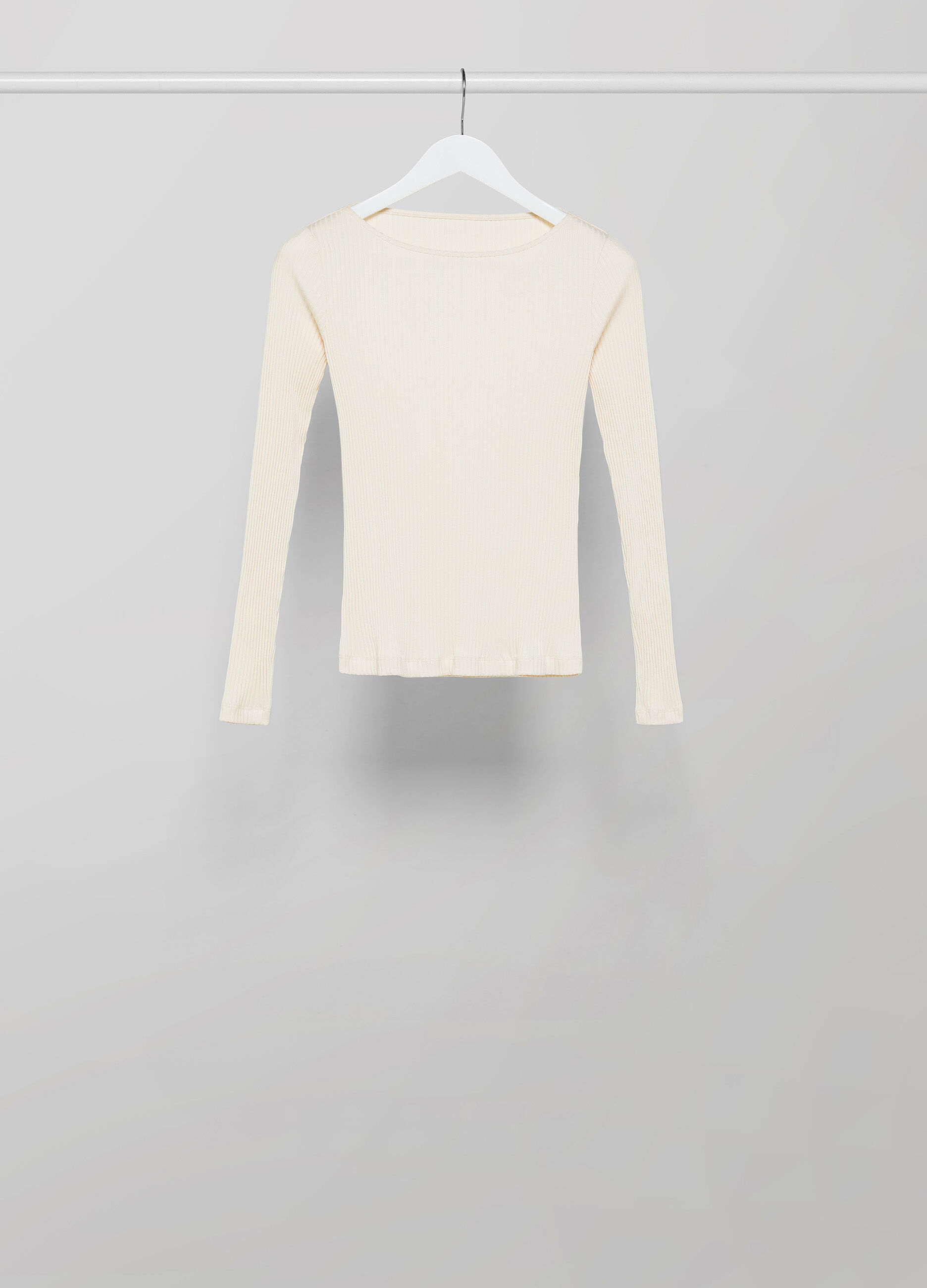 Long-sleeved T-shirt in stretch cotton_4