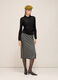 Midi skirt in tweed_0
