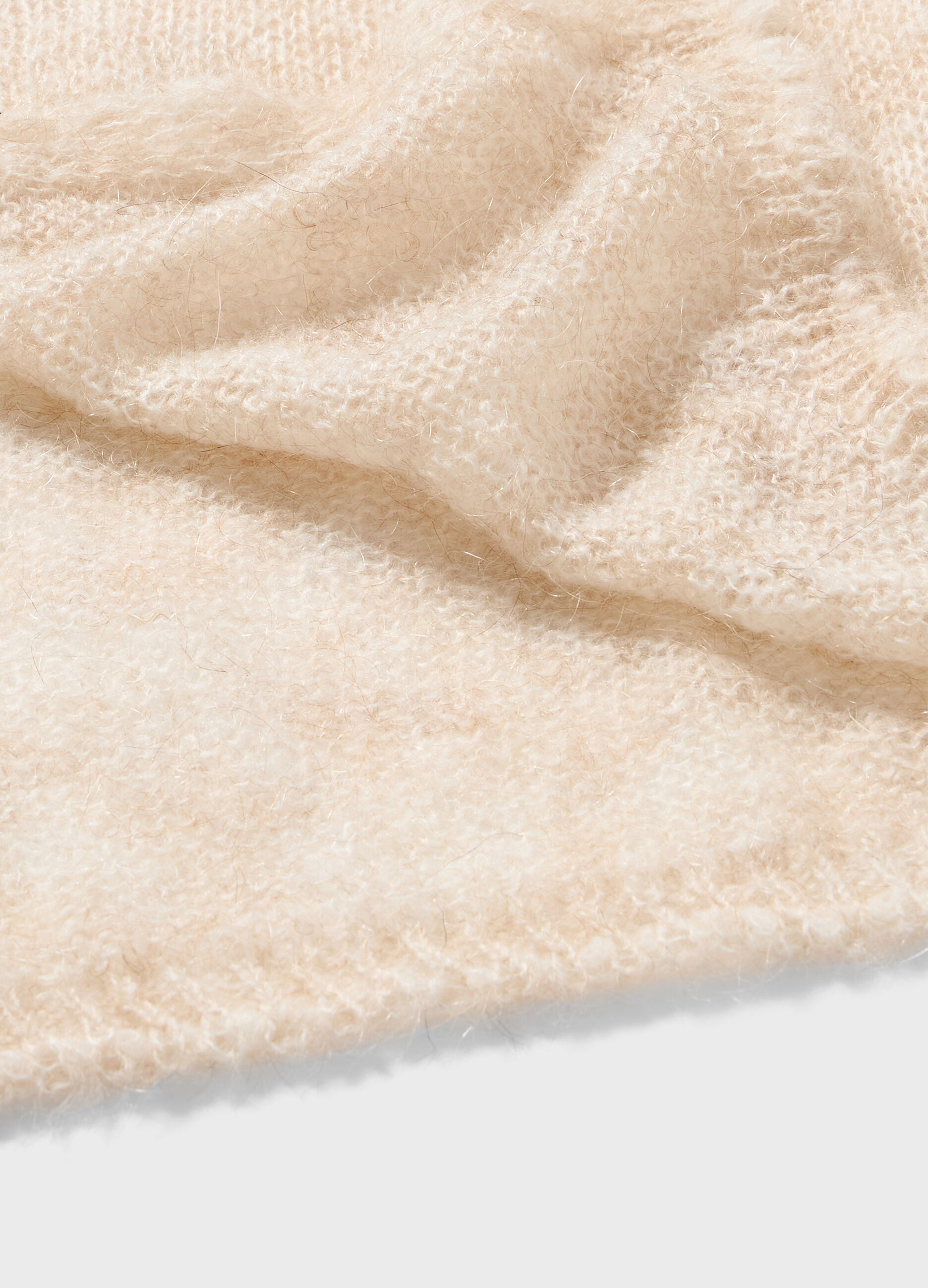 Stole in mohair and acrylic blend