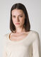 Round-neck silk-blend tricot_2