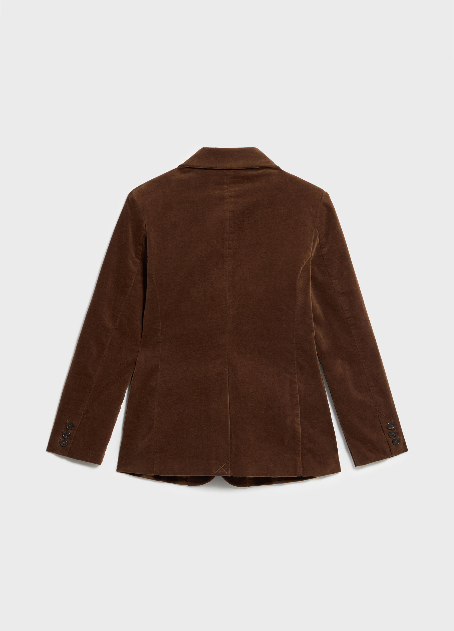 Blazer in stretch velvet