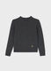 Crew-neck cardigan in merino wool and cashmere_0