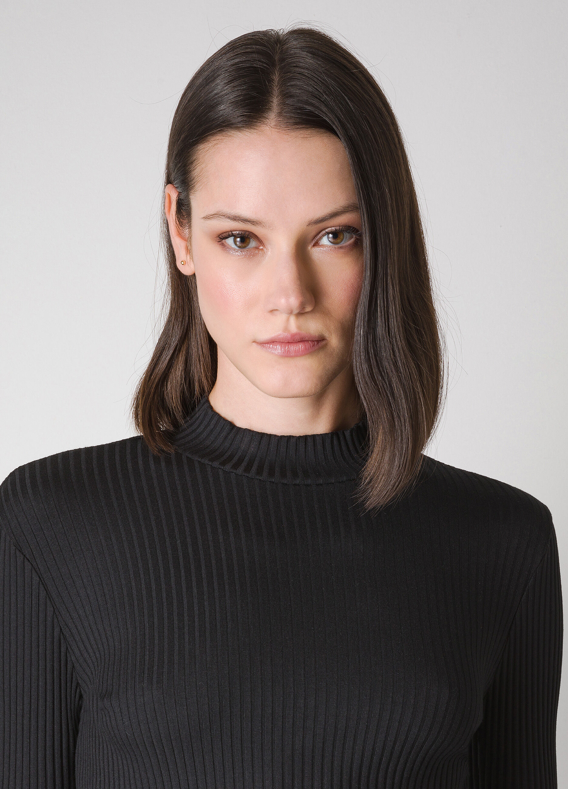 Long-sleeved T-shirt in ribbed cotton_2